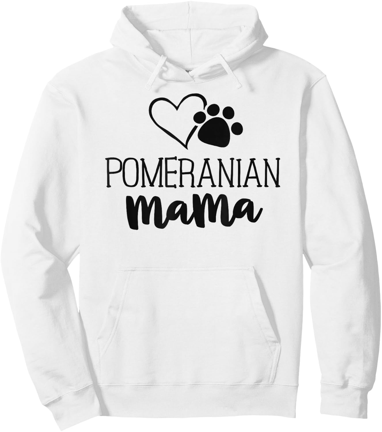 Pomeranian Mama Shirt Dog Owner Gifts Mother Hoodie - Hoodie | White