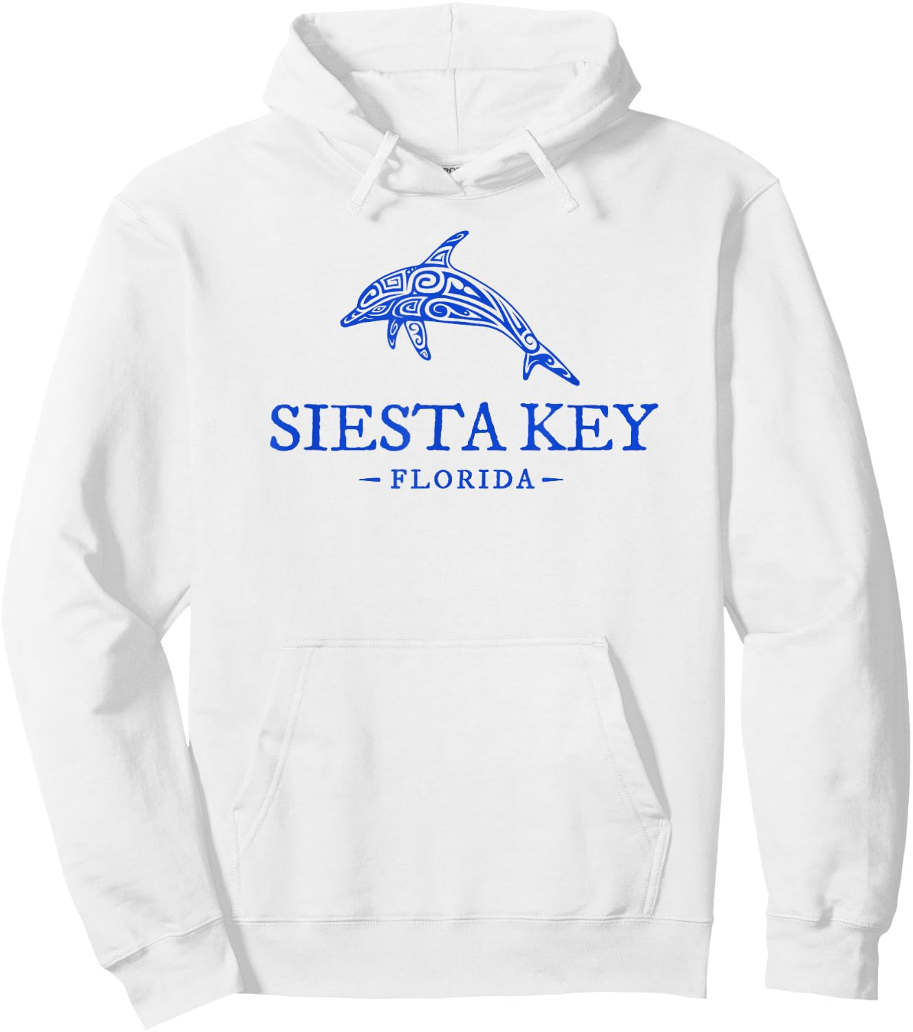 Siesta Key Florida Dolphin Vacation Souvenir Boys Hoodie - Hoodie | White
