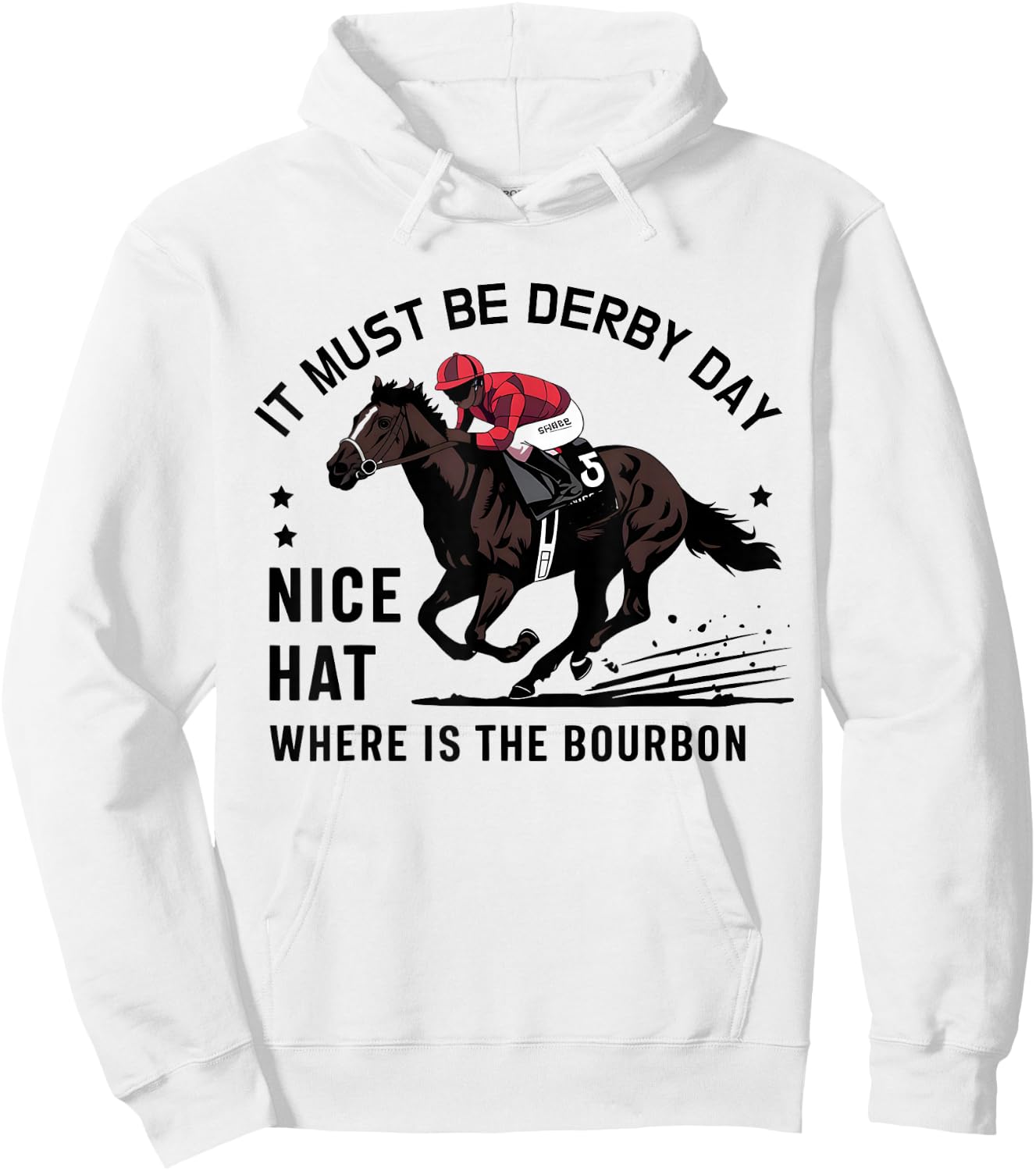 Talk Derby To Me Derby Day Horse Racing Hoodie - Hoodie | White