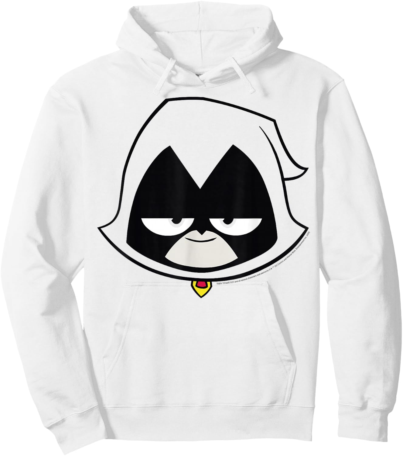 DC Comics Teen Titans Go! Raven Big Face Hoodie - Hoodie | White
