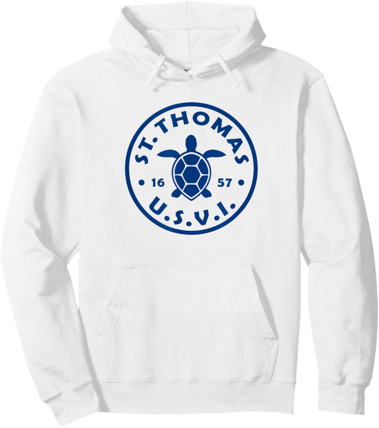 St Thomas USVI Sea Turtle Kids Souvenir Hoodie - Hoodie | White