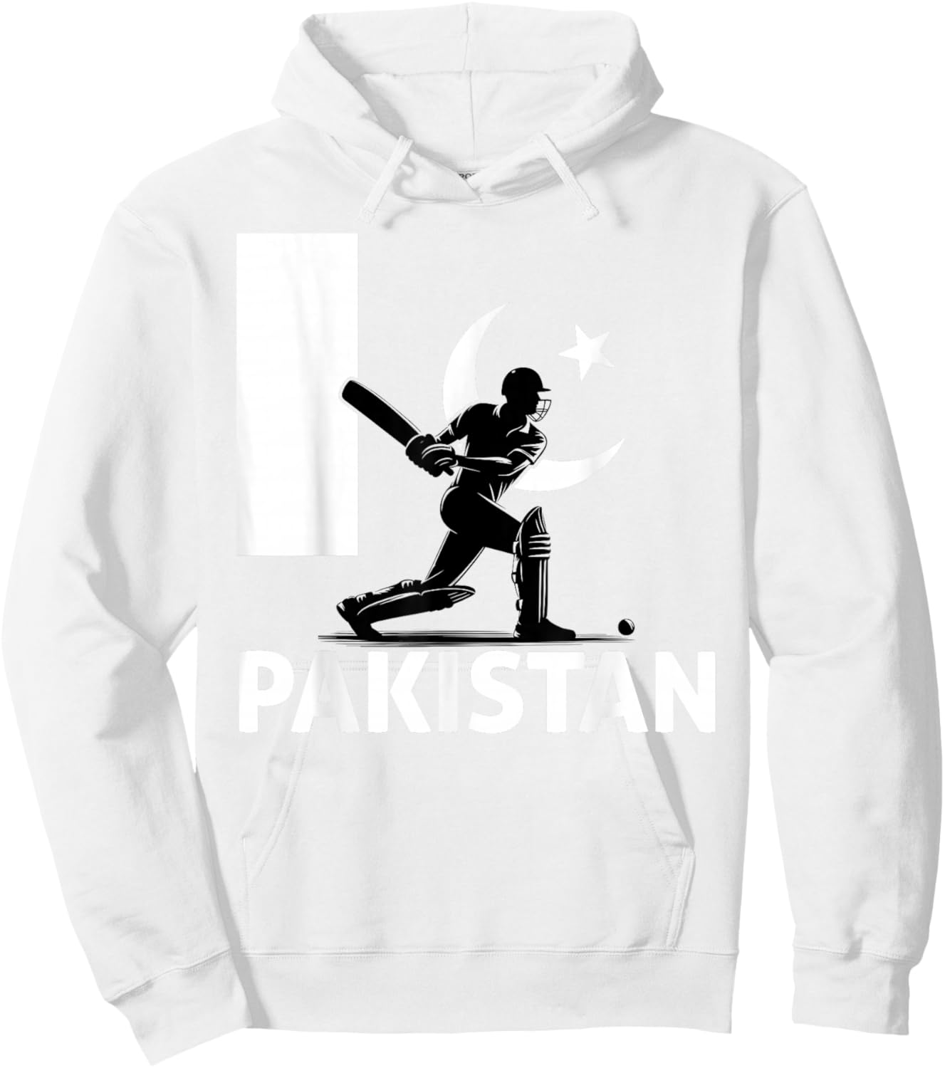Pakistan Cricket Pakistan Flag Pakistani Cricket Hoodie - Hoodie | White