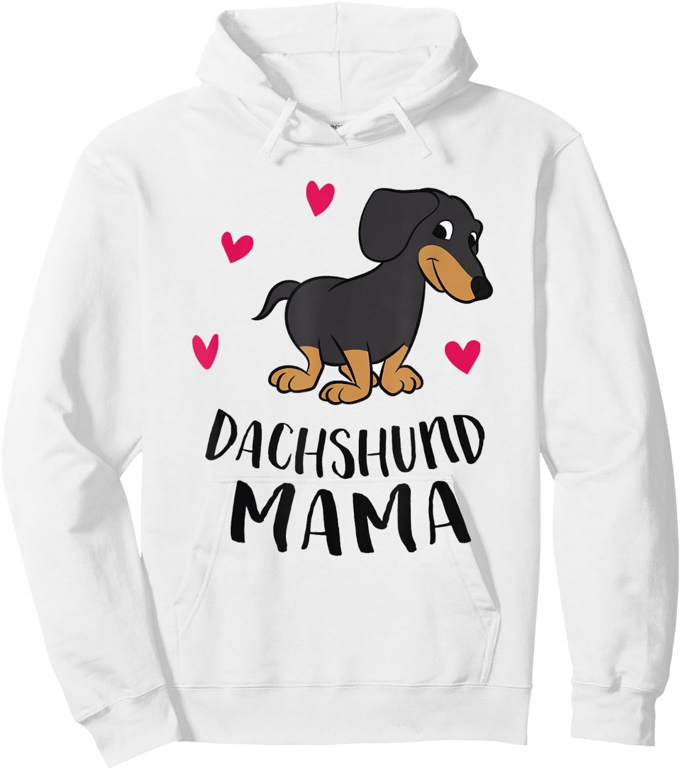 Dachshund Mom Funny Dachshund Hoodie - Hoodie | White