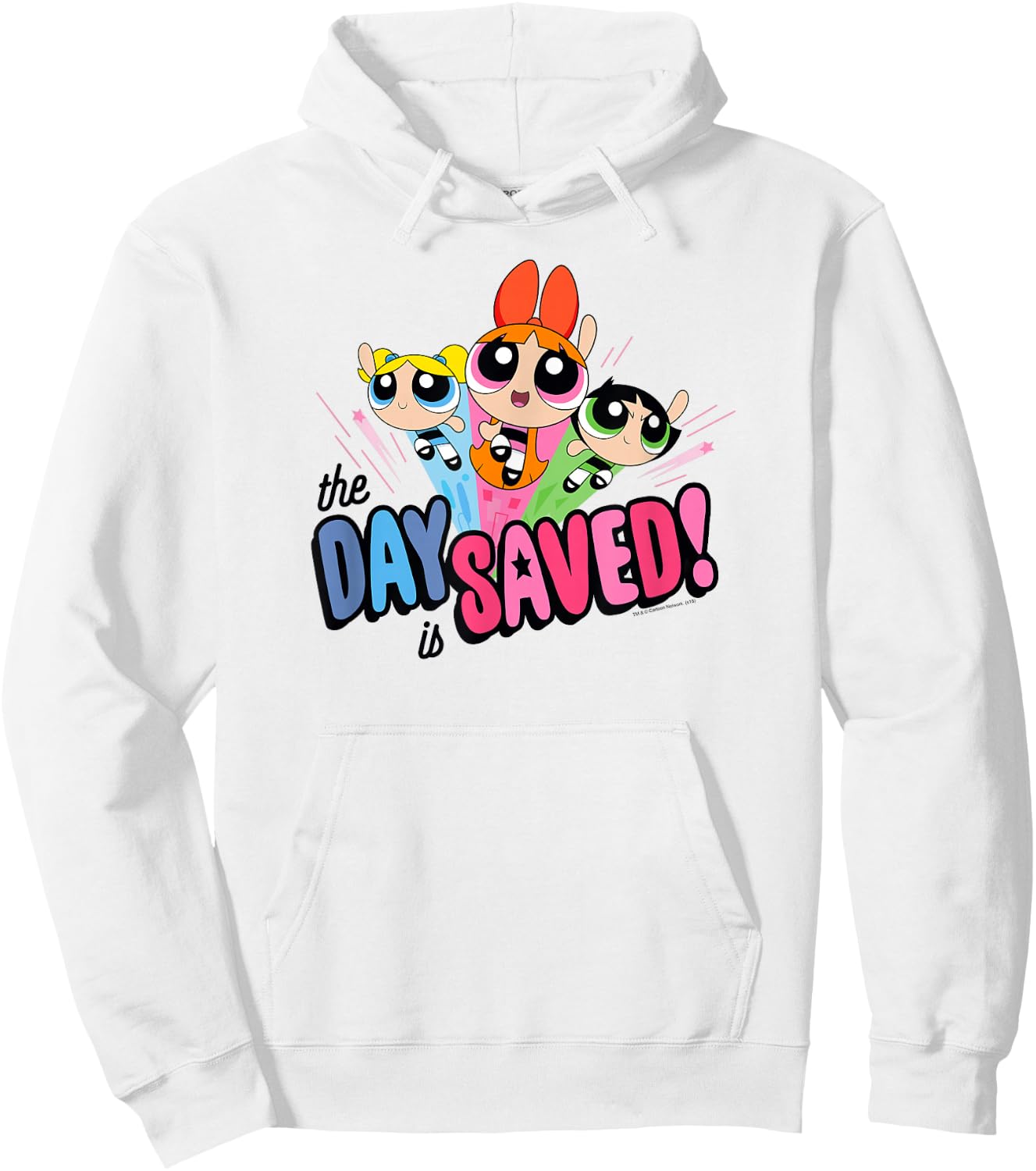 Powerpuff Girls The Day is Saved Hoodie - Hoodie | White