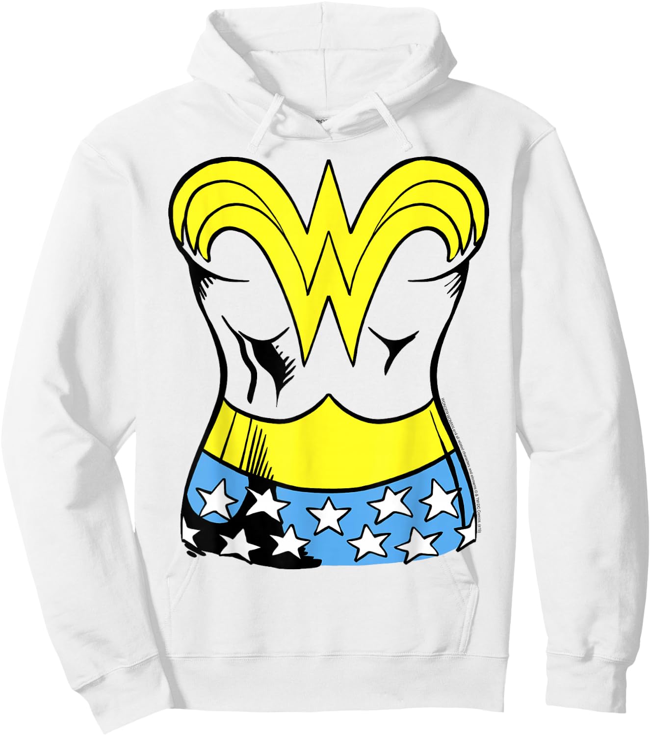 DC Comics Wonder Woman Halloween Costume Hoodie - Hoodie | White