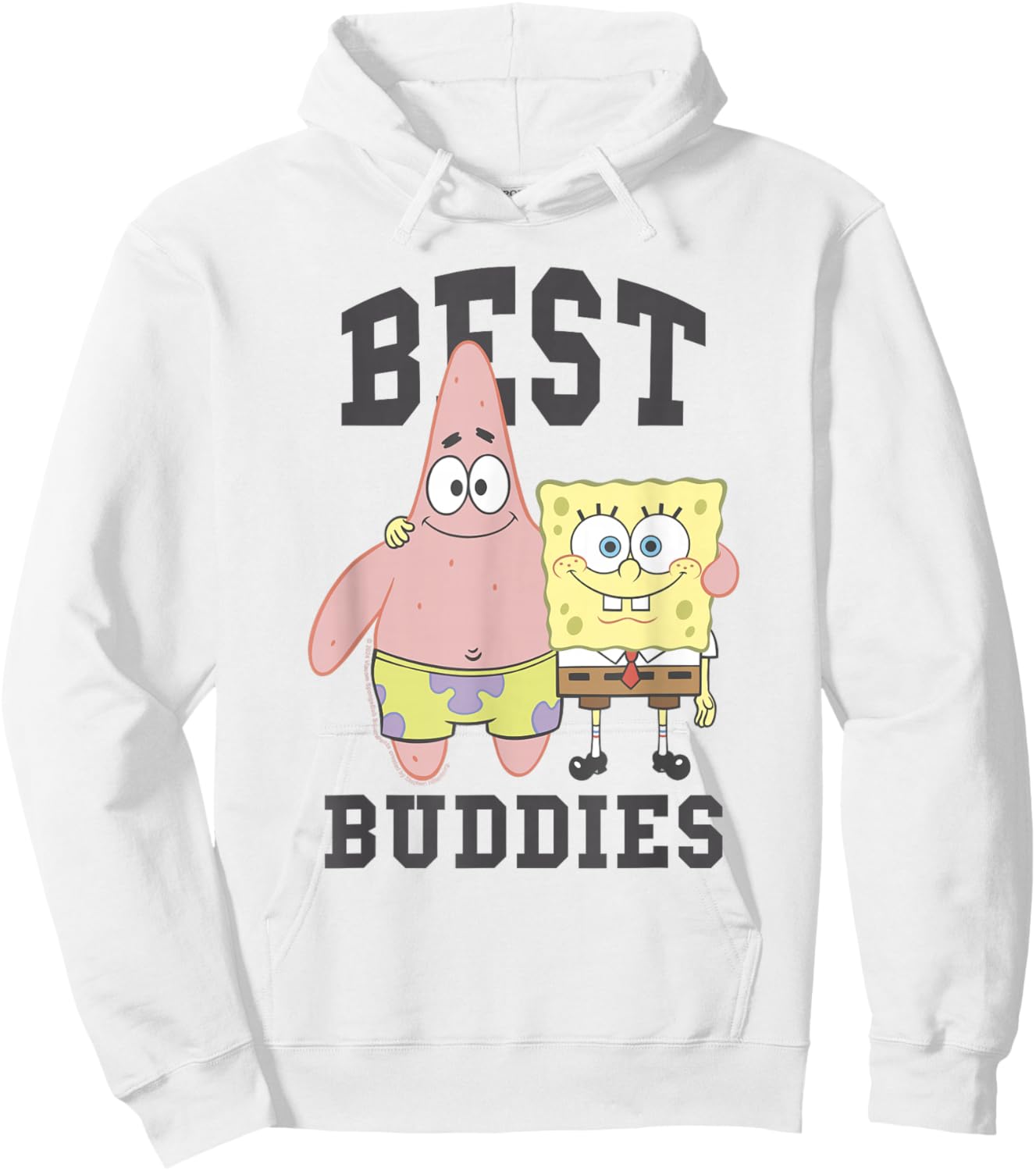 SpongeBob SquarePants And Patrick, Best Buddies Hoodie - Hoodie | White