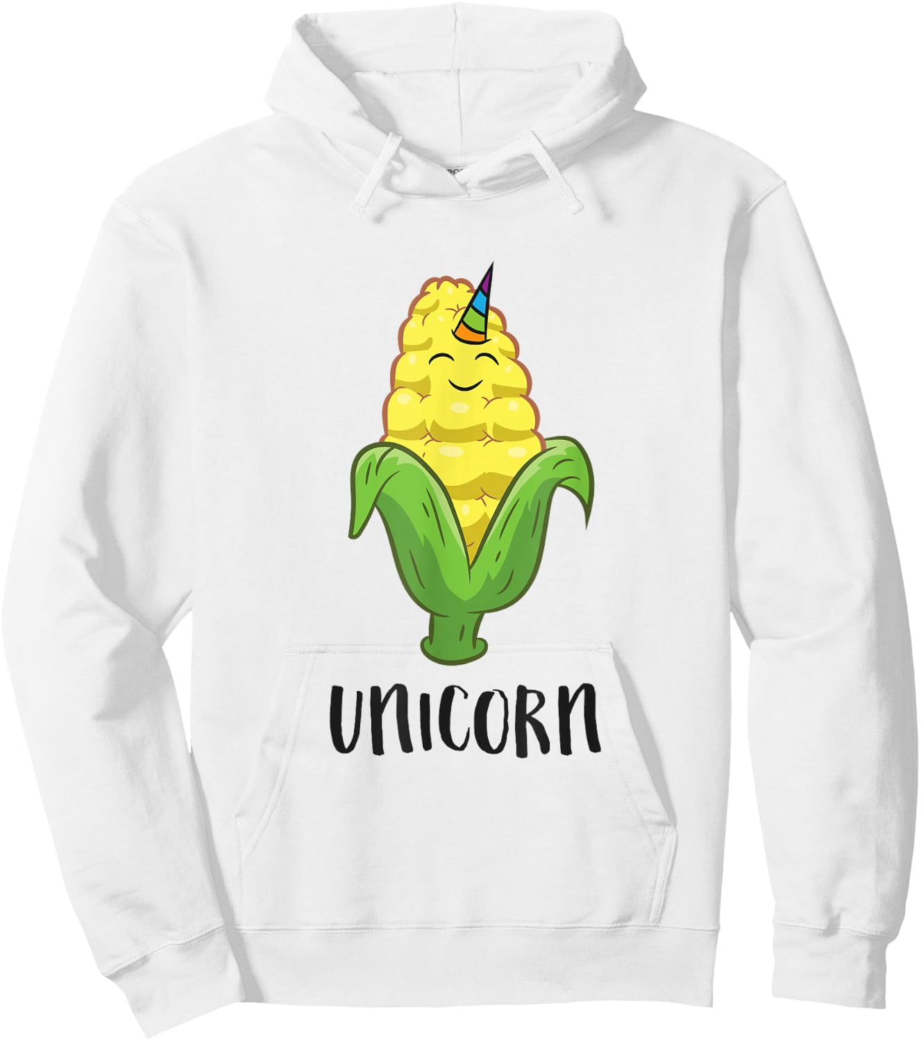 Funny Uni Corn Unicorn Corn Lovers Corn Farmer Hoodie - Hoodie | White