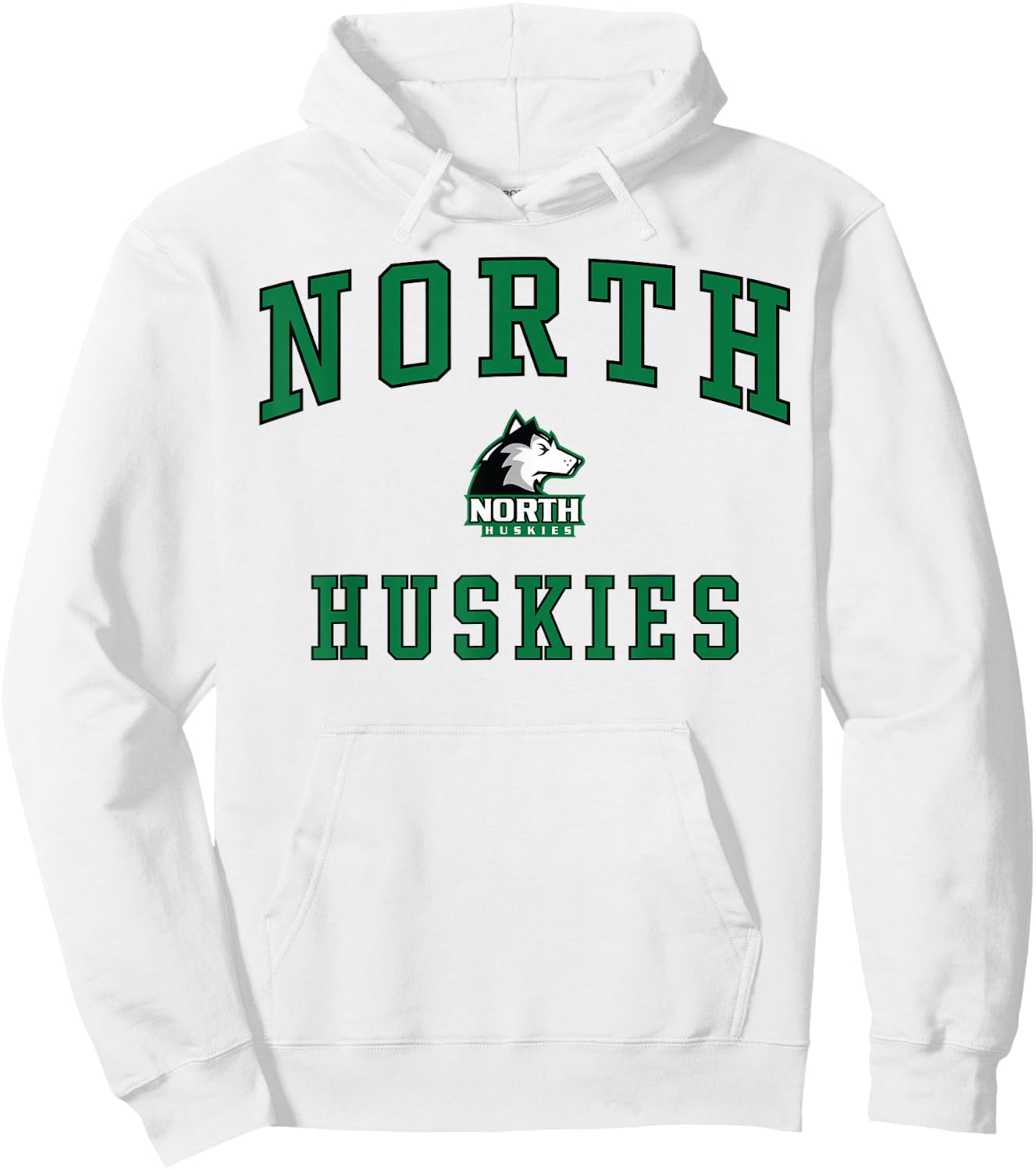 North High School Huskies Hoodie - Hoodie | White