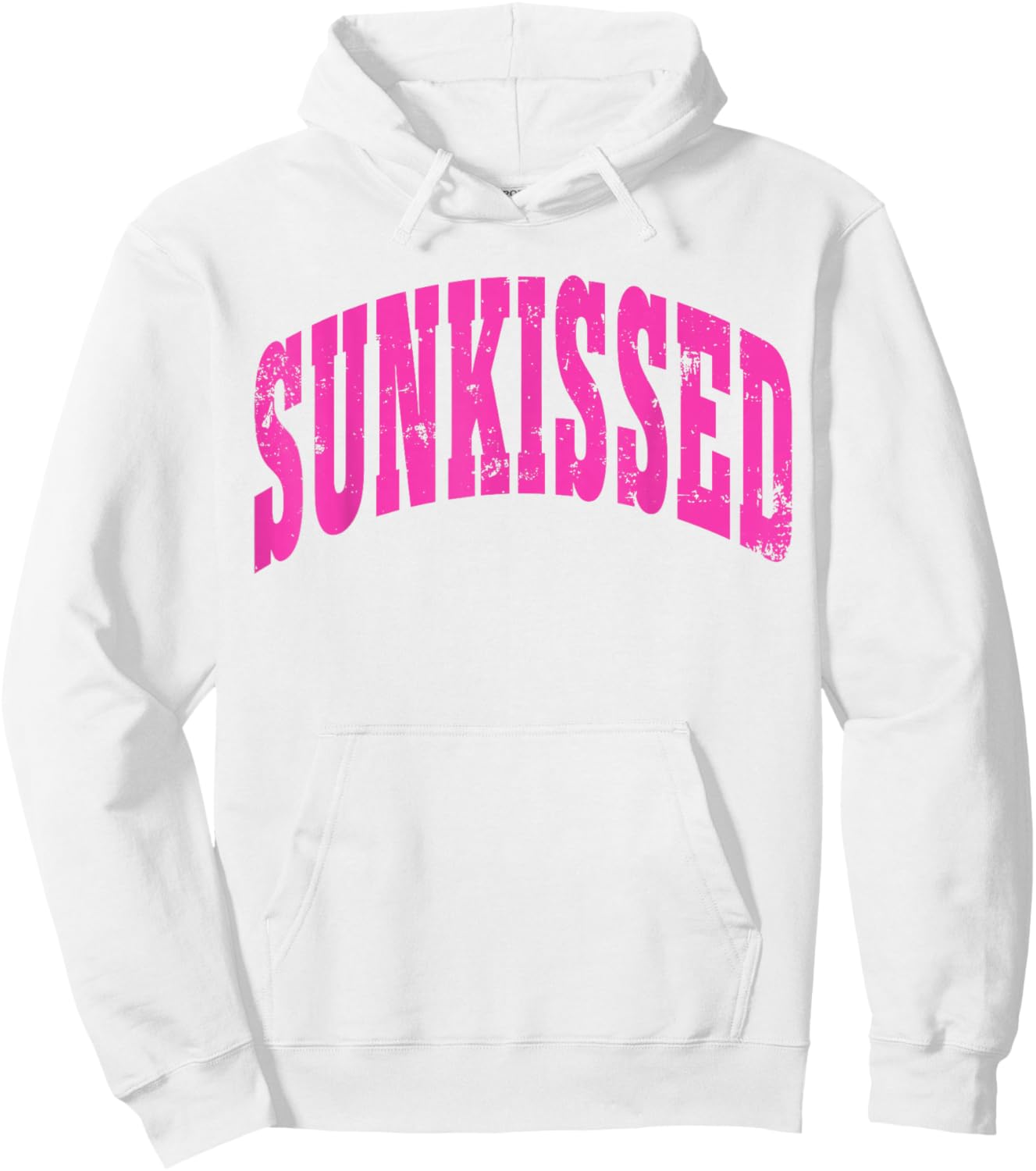 Sunkissed Ocean Life Coastal Summer Beach Girl Trendy Sunset Hoodie - Hoodie | White