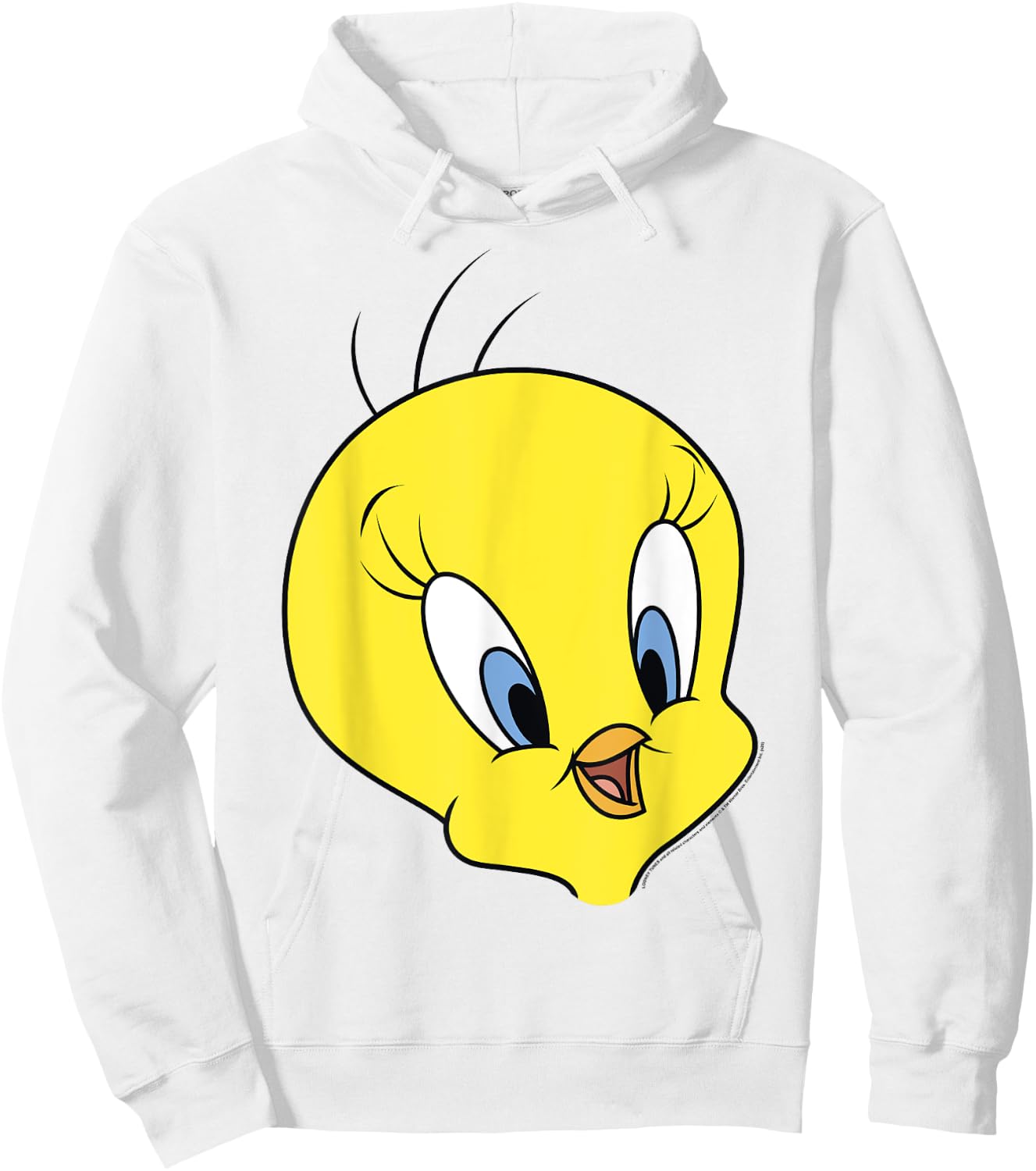 Looney Tunes Tweety Bird Big Face Hoodie - Hoodie | White