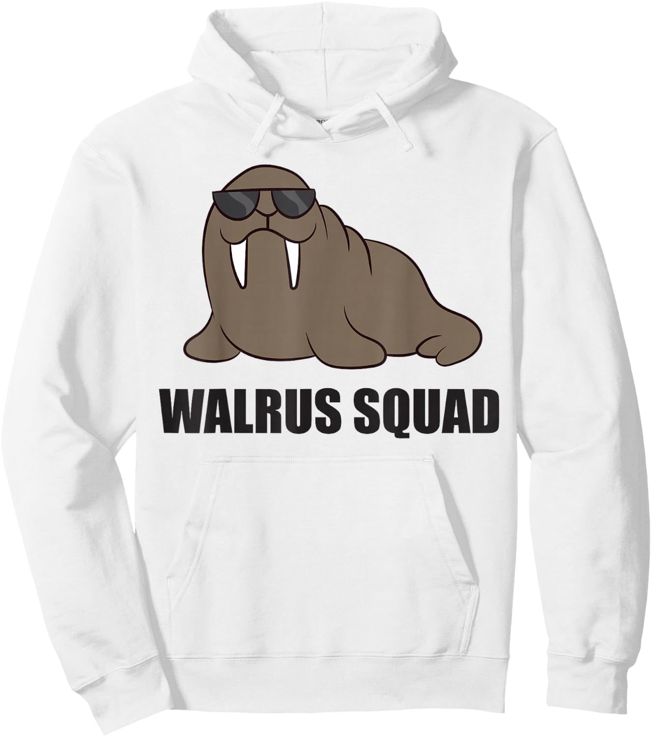Team Walrus Funny Walrus Squad Hoodie - Hoodie | White