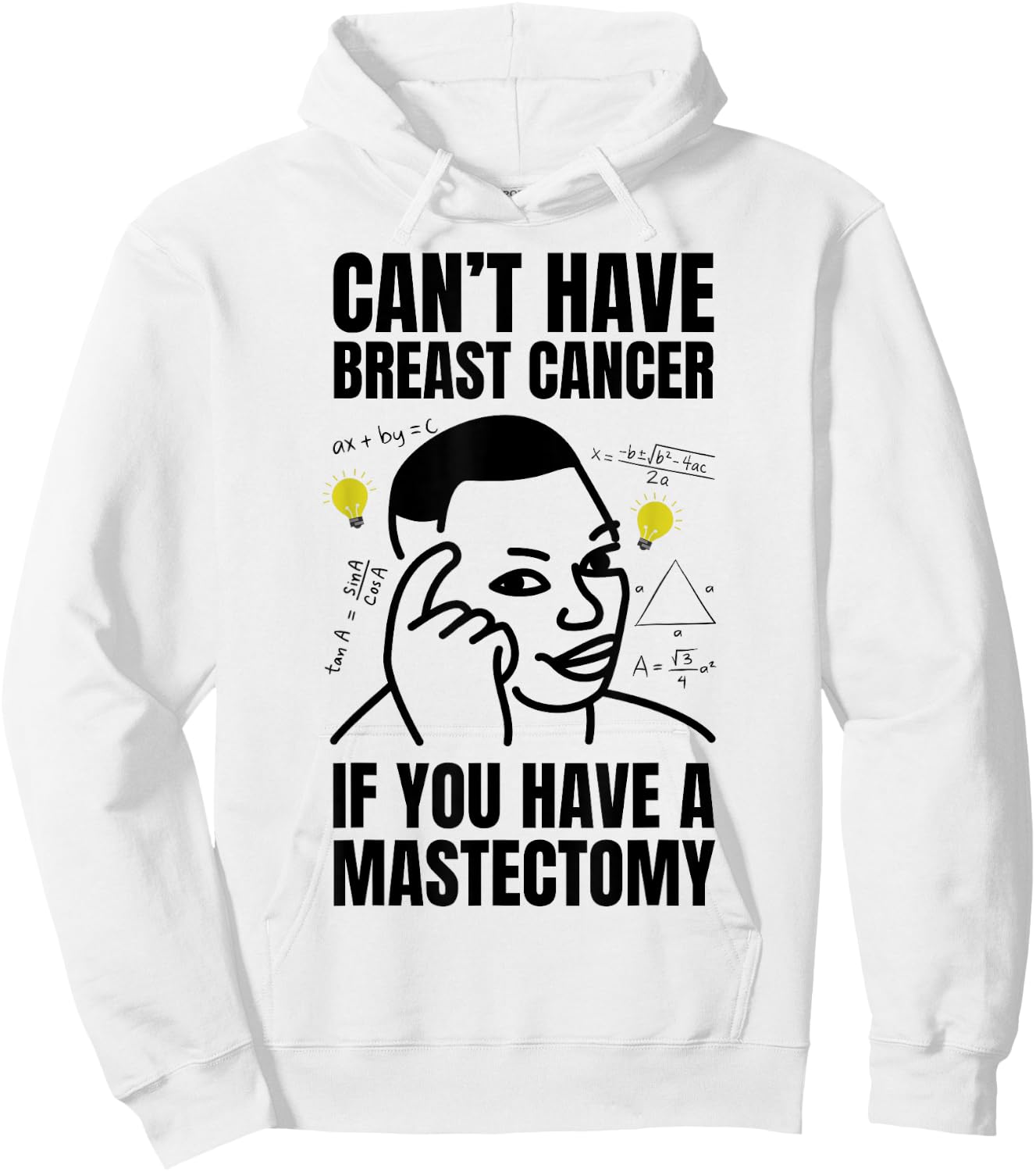 Breast Restoration And Breast Cancer - Funny Mastectomy Hoodie - Hoodie | White