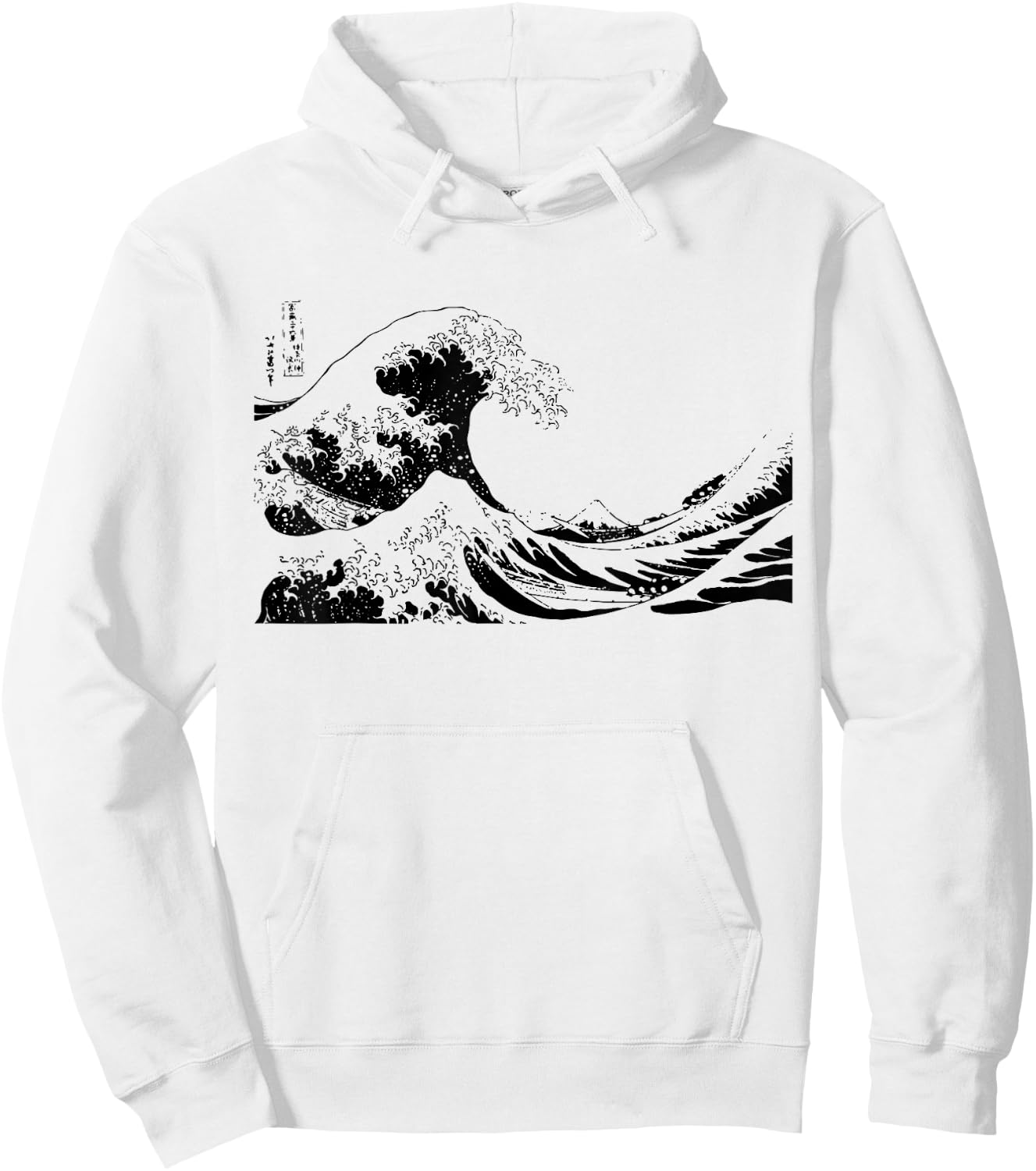 Japan Great Wave of Kanagawa Hoodie - Hoodie | White
