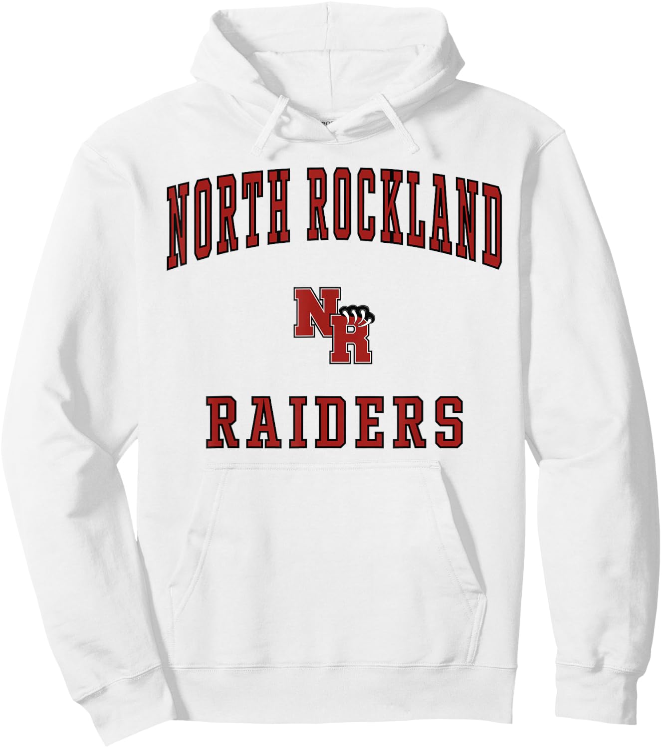 North Rockland High School Raiders Hoodie - Hoodie | White