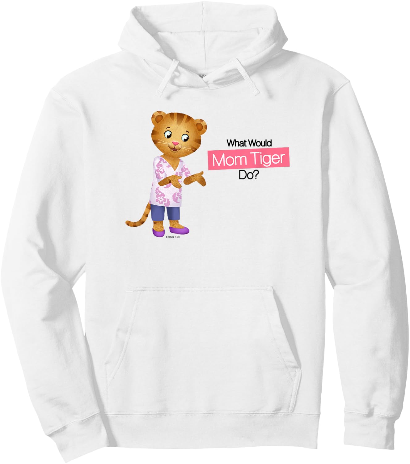 Daniel Tiger's Neighborhood:What Would Mom Tiger Do? (Light) Hoodie - Hoodie | White