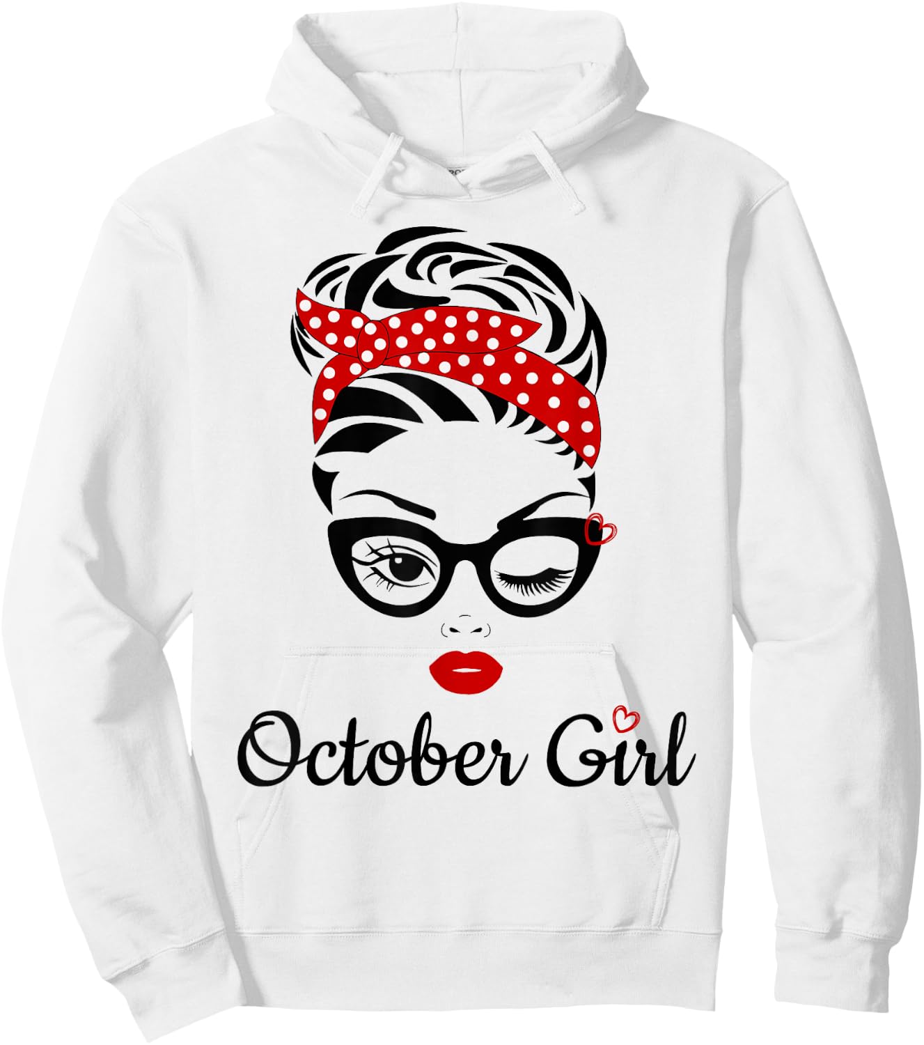 Women October Girl Birthday Girl Born October Hoodie - Hoodie | White