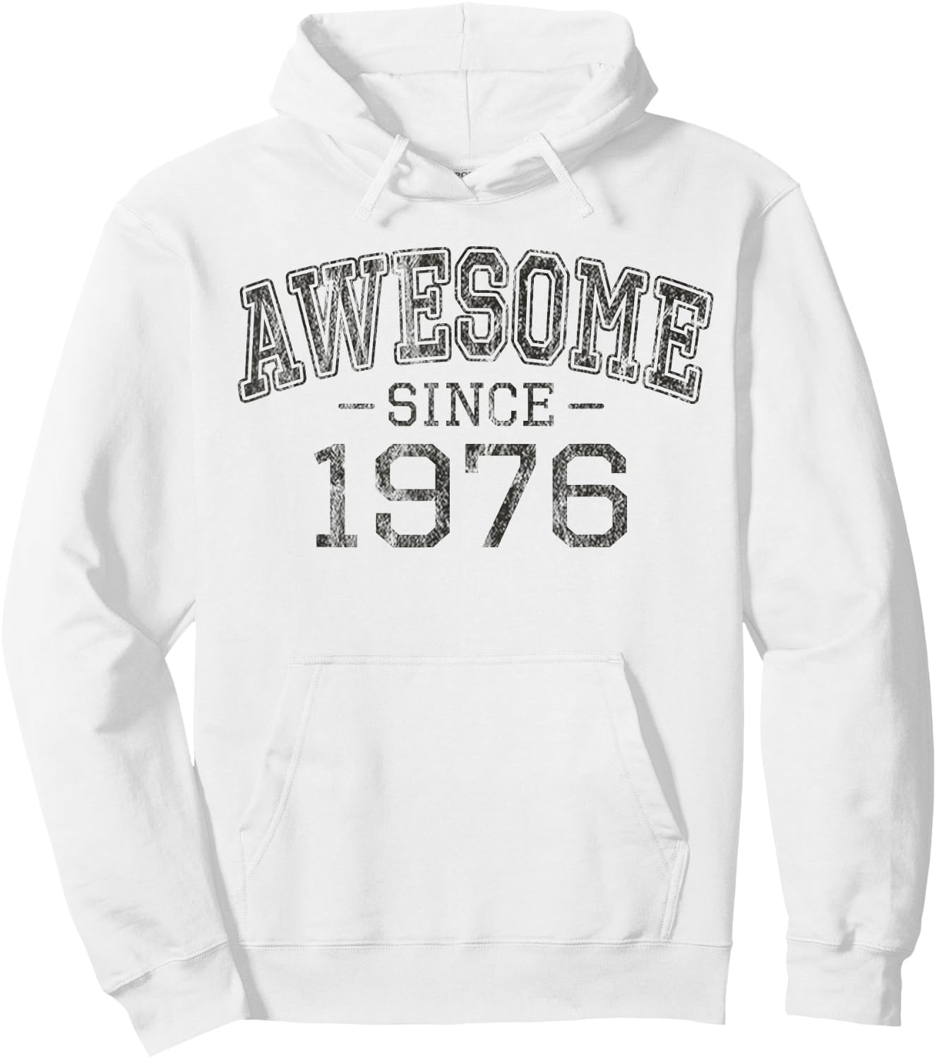 Awesome Since 1976 Vintage Style Born in 1976 Birthday Gift Hoodie - Hoodie | White