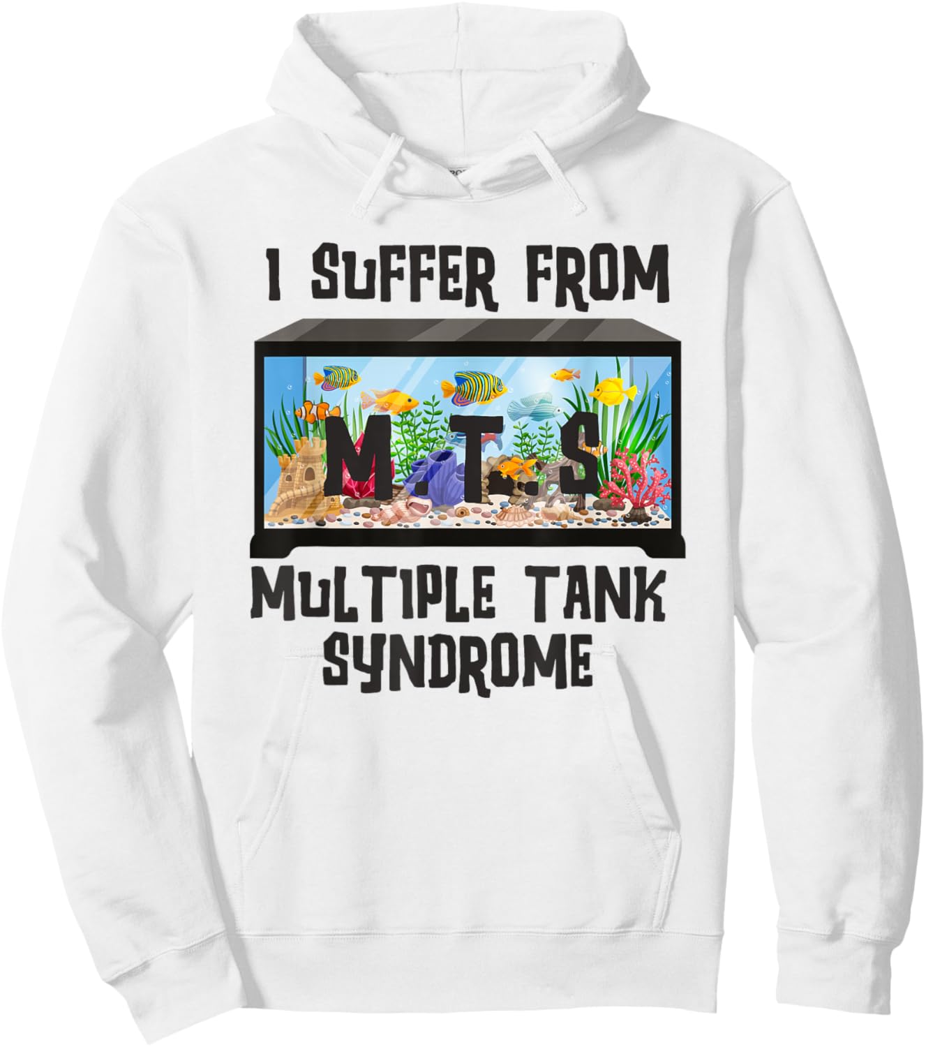 Aquarium Fish Design Funny Aquarium Lover Owner Collector Hoodie - Hoodie | White