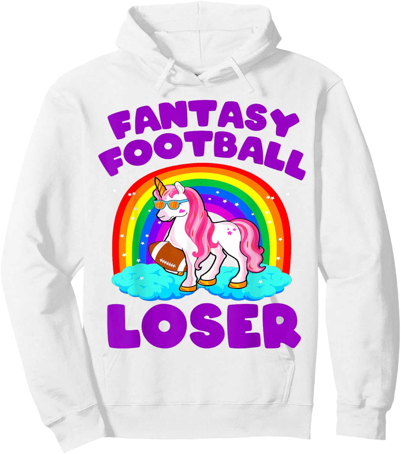 Fantasy Football Loser Shirt Funny Fantasy Football Loser Hoodie - Hoodie | White