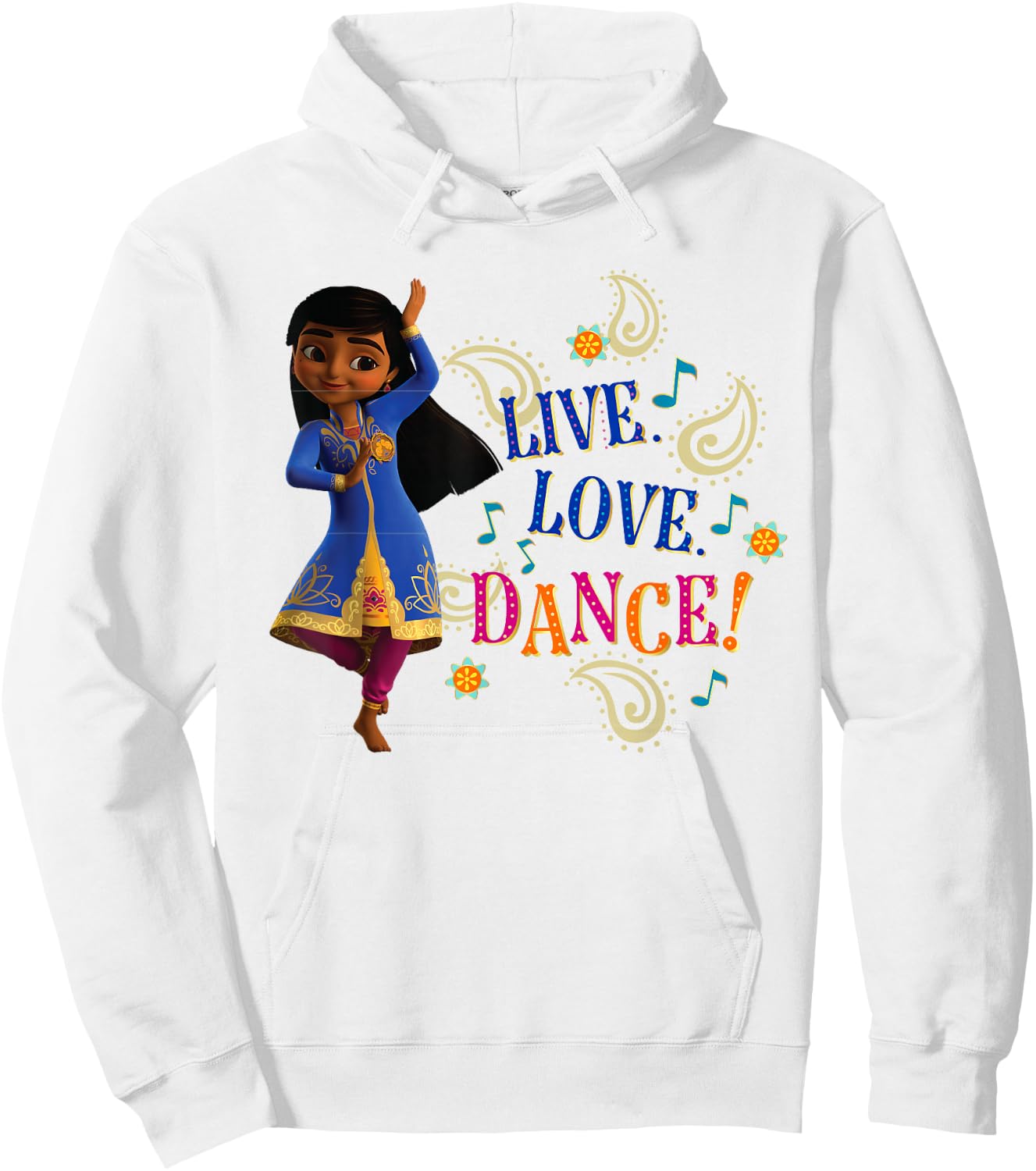 Disney Mira, Royal Detective Live Love Dance! Hoodie - Hoodie | White