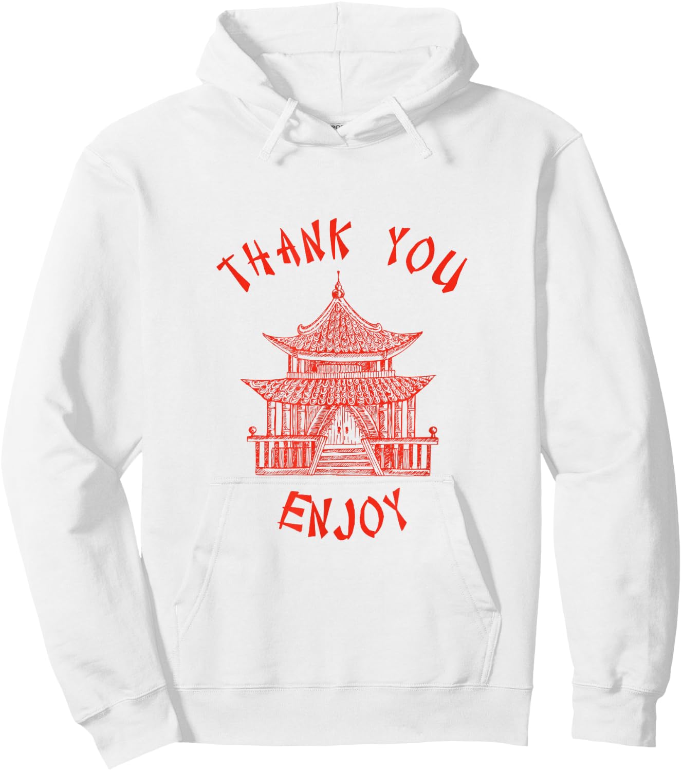 Chinese Take Out Container Traditional Fortune Cookie Fun Hoodie - Hoodie | White