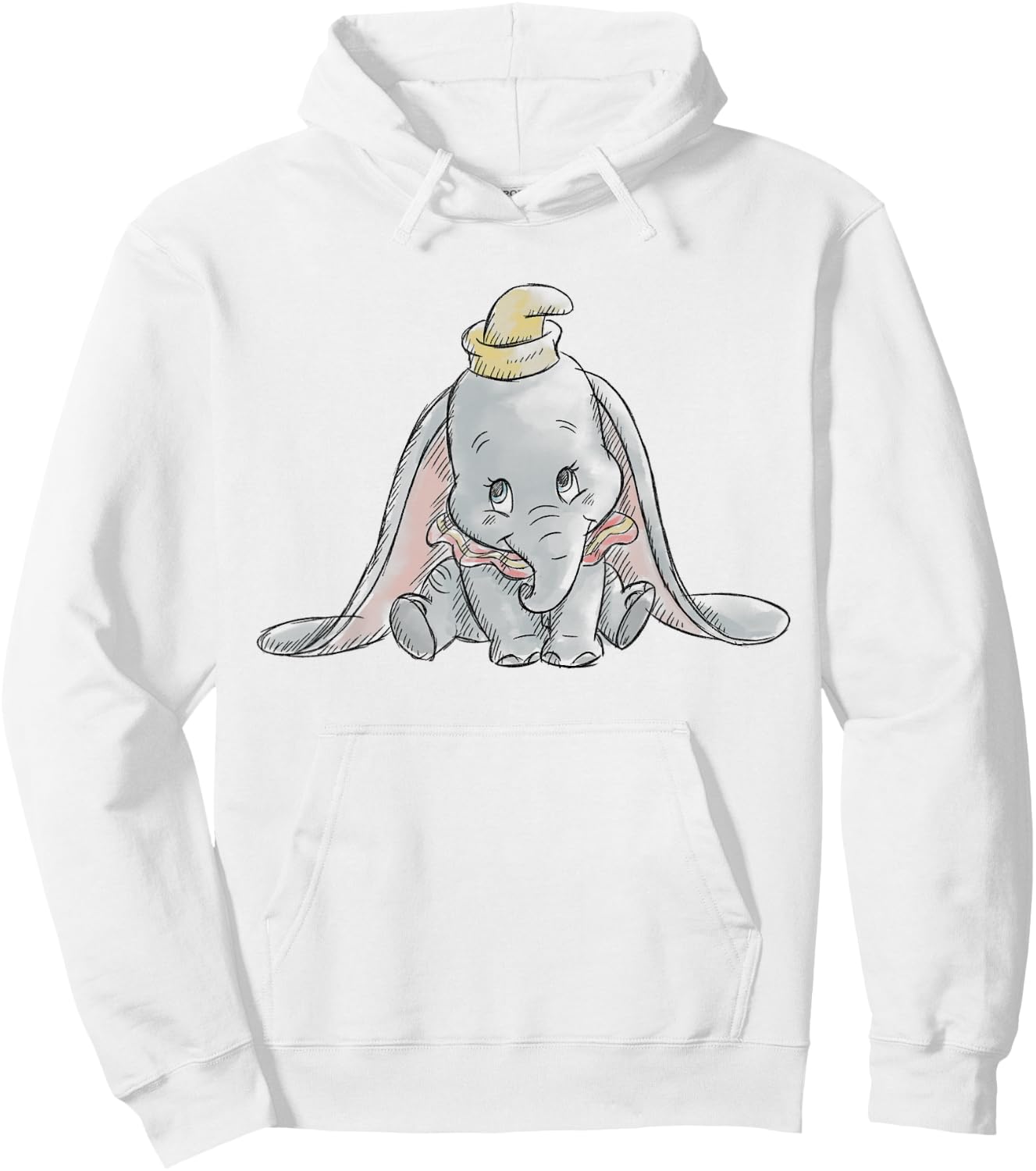 Disney Classic Dumbo Baby Elephant Hoodie - Hoodie | White