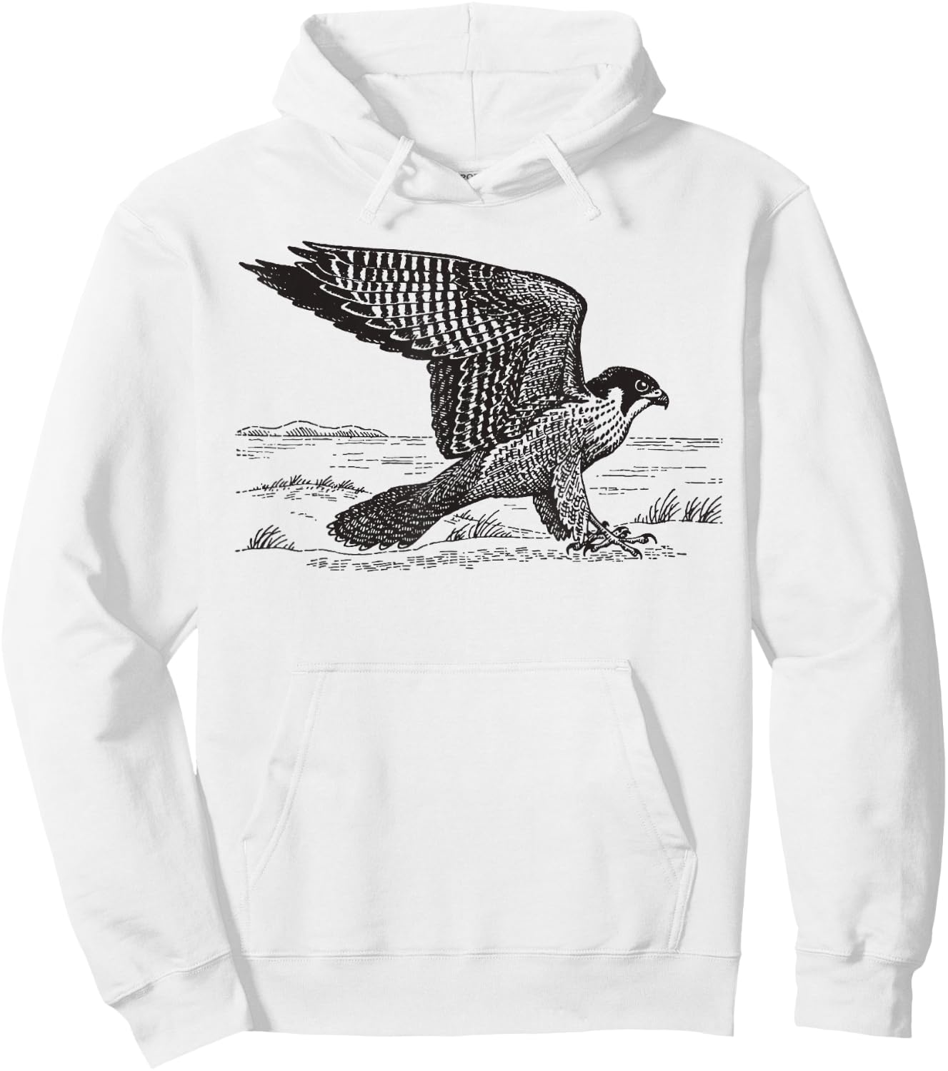 Peregrine Falcon Ornithology Hawk Gift Hoodie - Hoodie | White