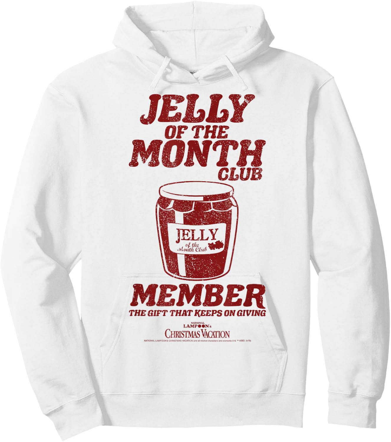 National Lampoon's Christmas Vacation Jelly Of The Month Short Sleeve Hoodie - Hoodie | White