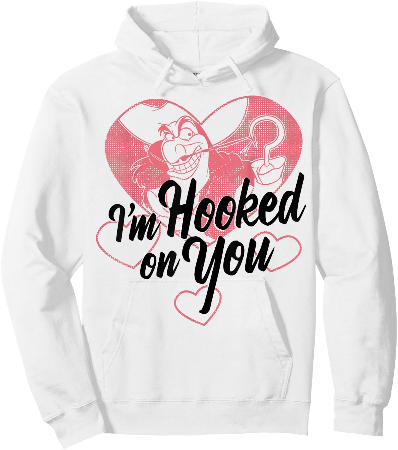 Disney Villains Captain Hook I'm Hooked On You Hoodie - Hoodie | White