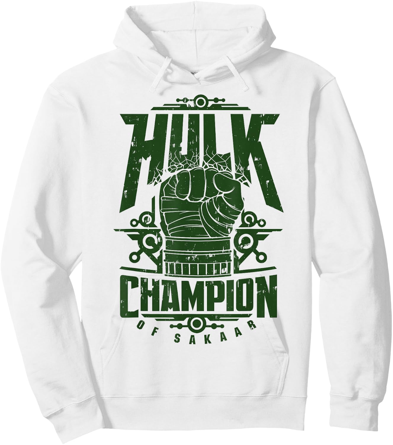 Marvel Hulk Champion Of Sakaar Fist Poster Hoodie - Hoodie | White