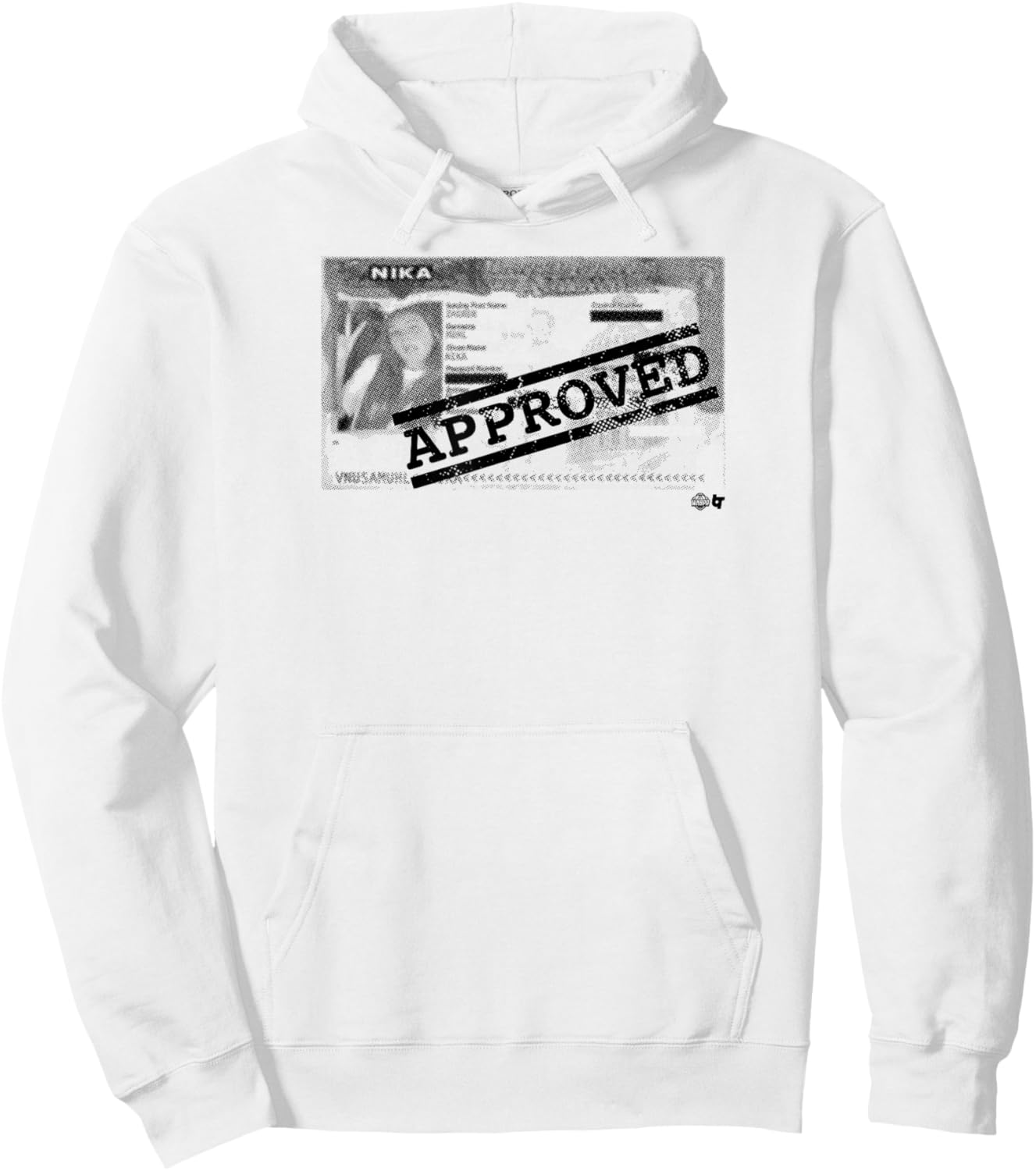 Nika Muhl: Passport Visa Approved - WNBA Players Association Hoodie - Hoodie | White