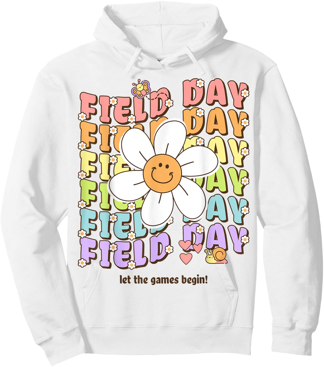 Orange Shirts for girls field day Hoodie - Hoodie | White