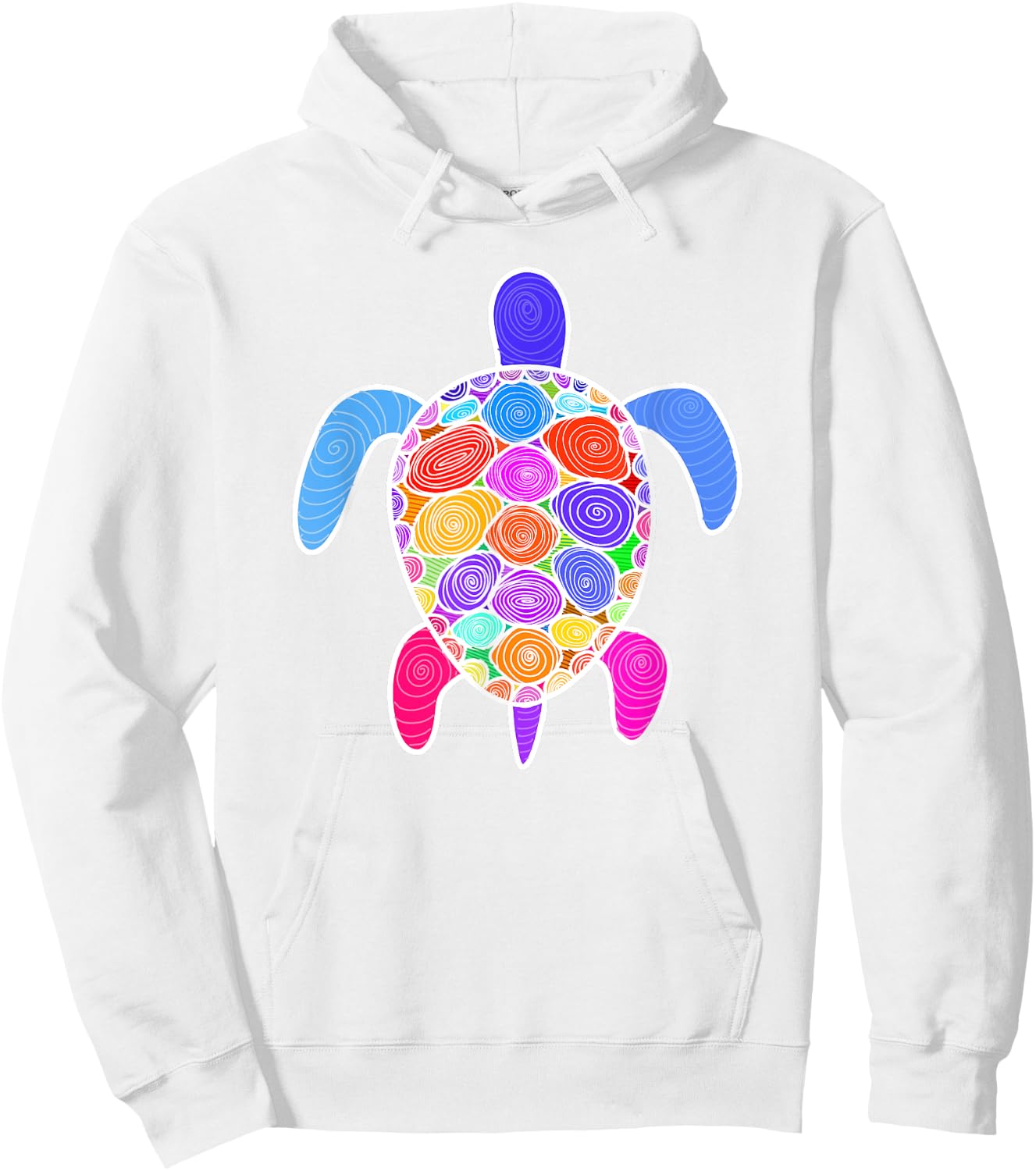 Hawaiian Tie Dye Sea Turtle, Hawaii shirt Hoodie - Hoodie | White