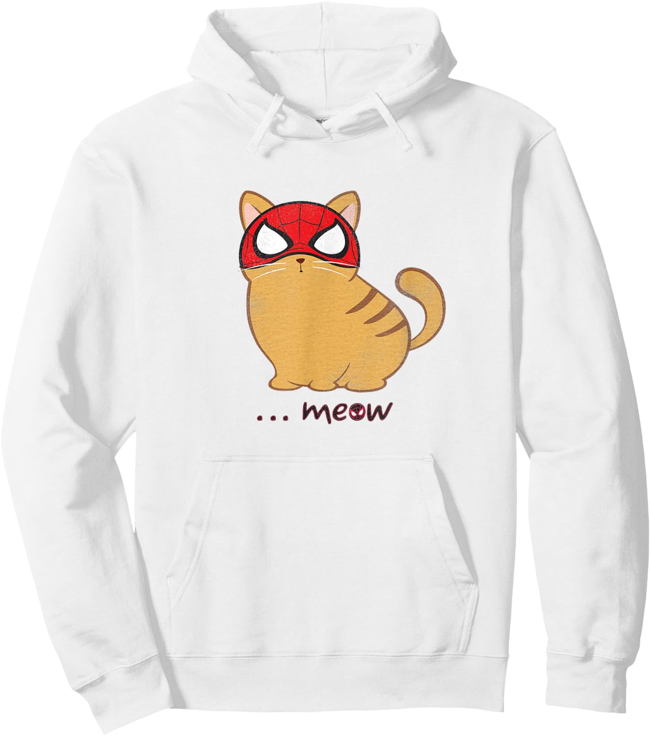 Marvel Spider-Man Miles Morales Game Spider-Cat Meow Hoodie - Hoodie | White