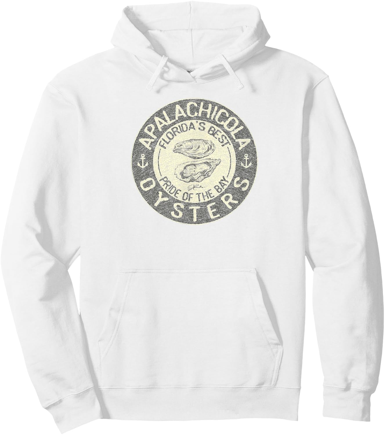 JCombs: Apalachicola Oysters Hoodie - Hoodie | White