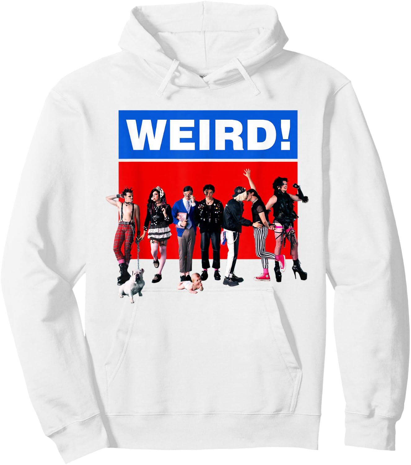 Official Yungblud Weird White Hoodie - Hoodie | White