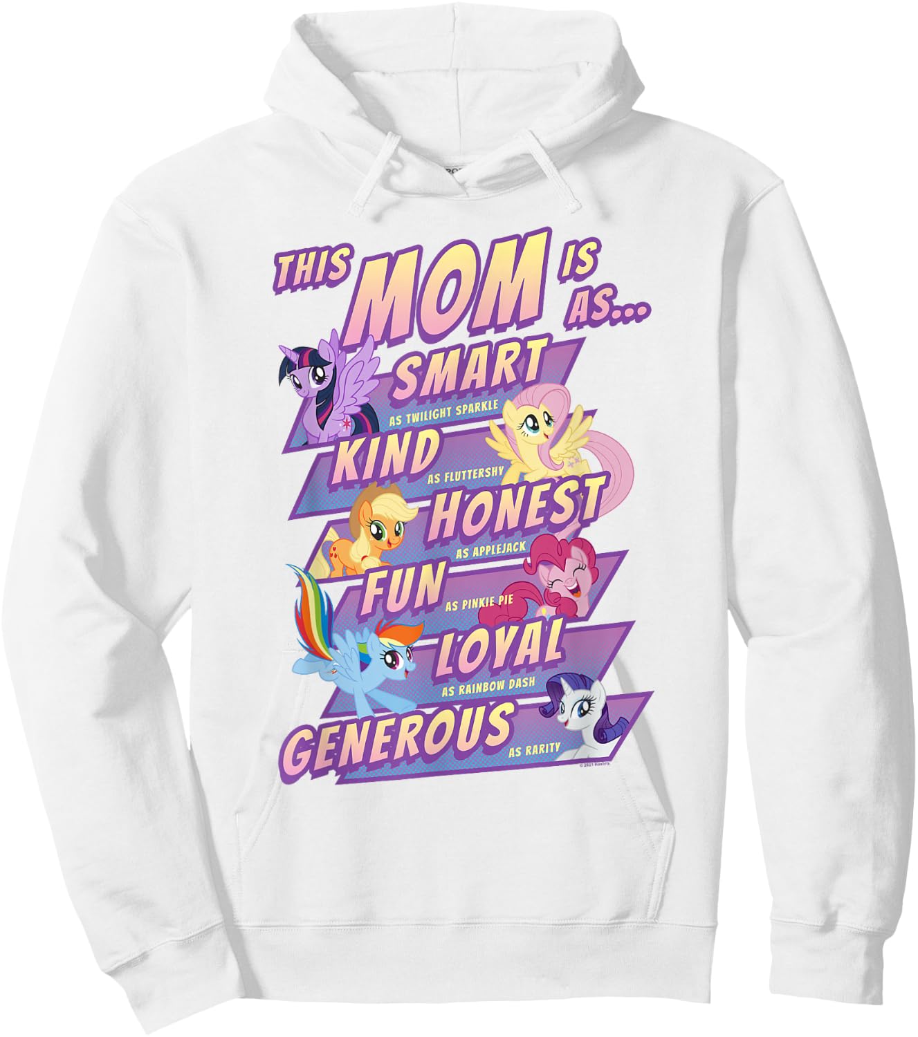 My Little Pony Mother's Day Group Shot This Mom Is Hoodie - Hoodie | White