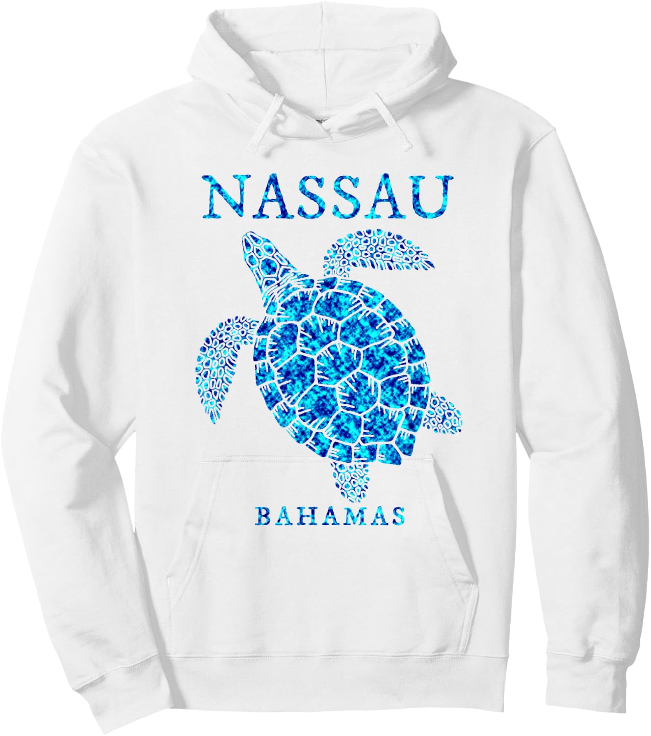 Nassau Bahamas Sea Turtle Boys Girls Toddler Souvenir Hoodie - Hoodie | White