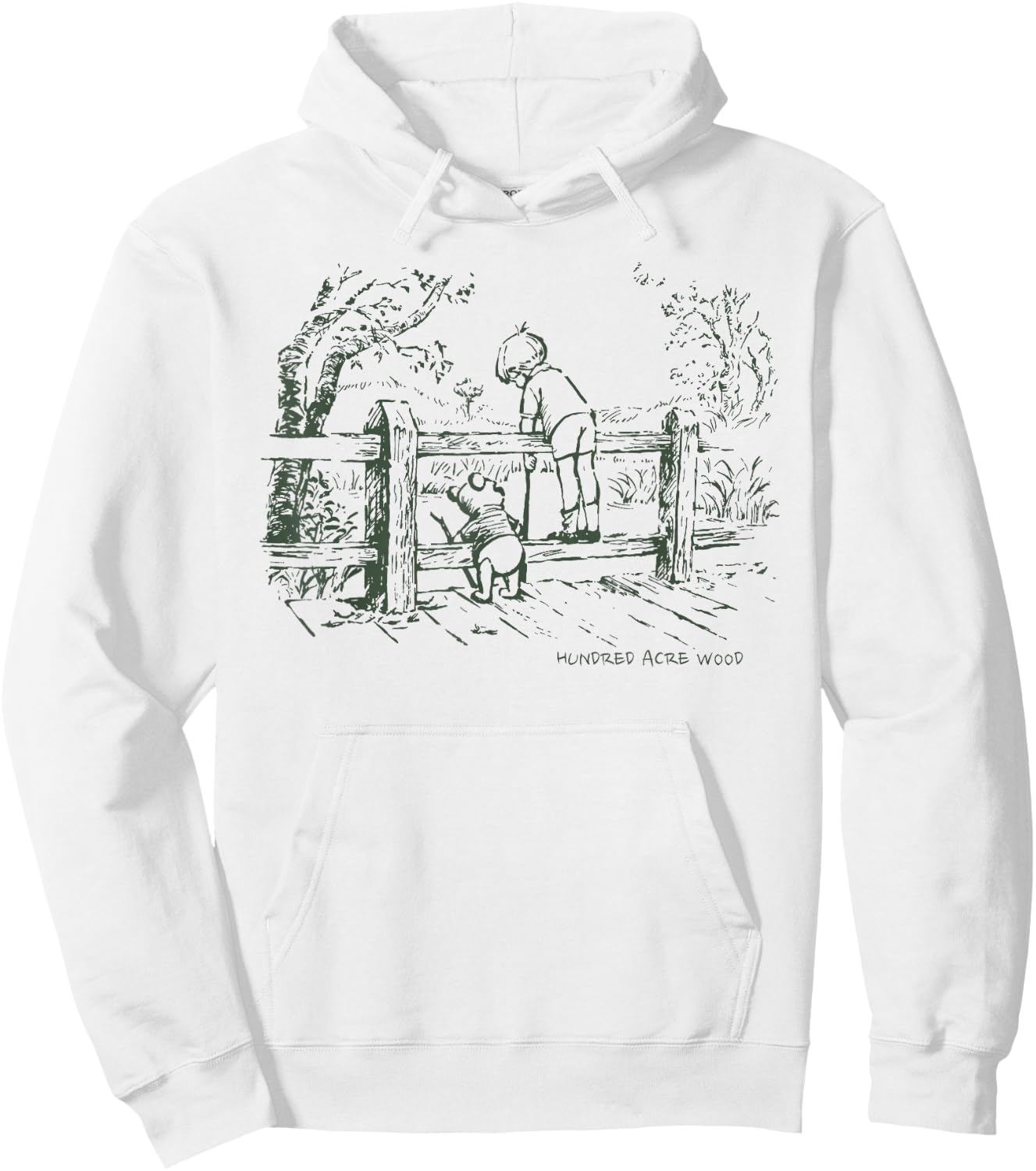 Disney Winnie the Pooh and Christopher Robin Hoodie - Hoodie | White