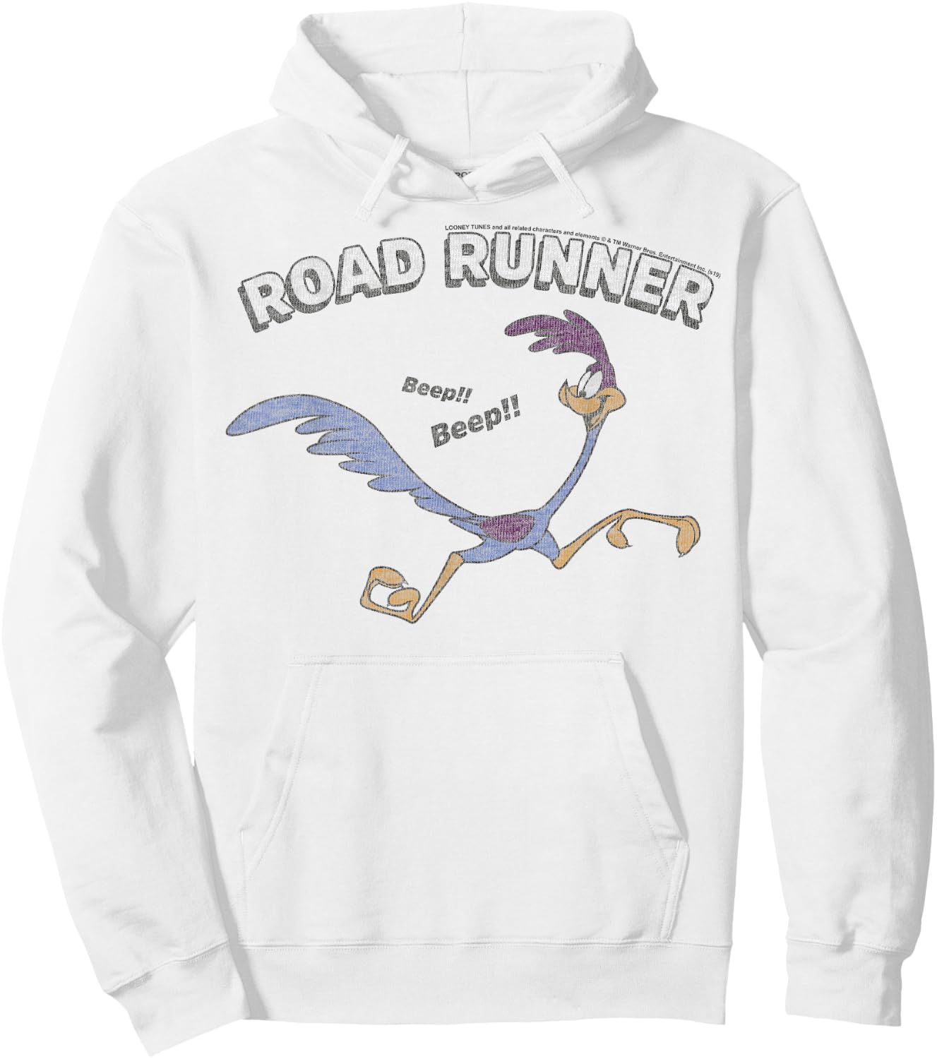 Looney Tunes Road Runner Beep Beep Small Hoodie - Hoodie | White