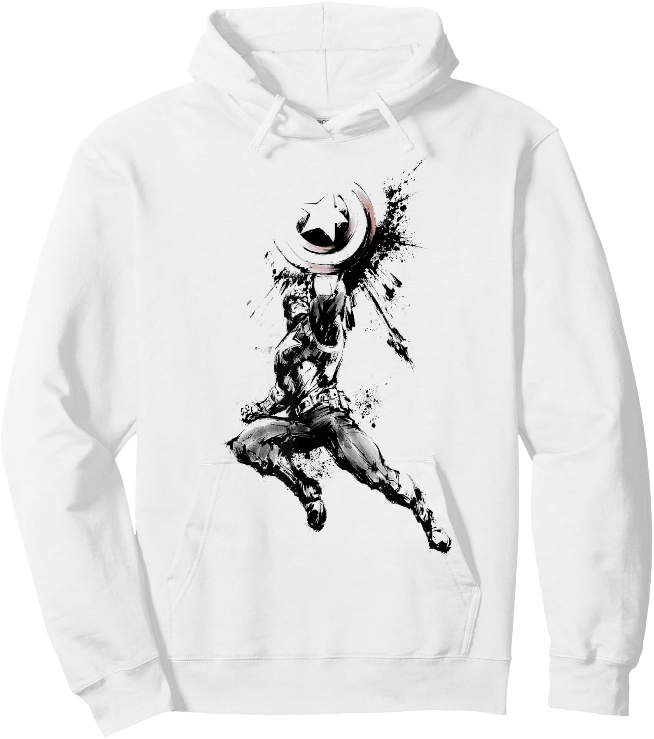 Marvel Captain America Steve Rogers Comic Book Hoodie - Hoodie | White