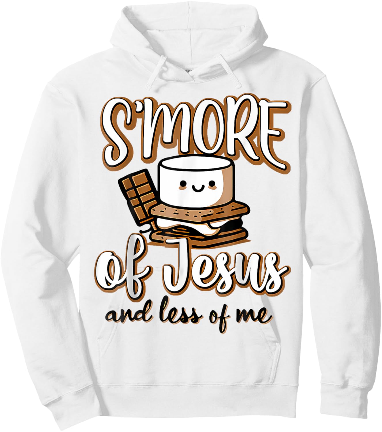 Smore Of Jesus Less Of Me Christian Camper Camping Lover Hoodie - Hoodie | White