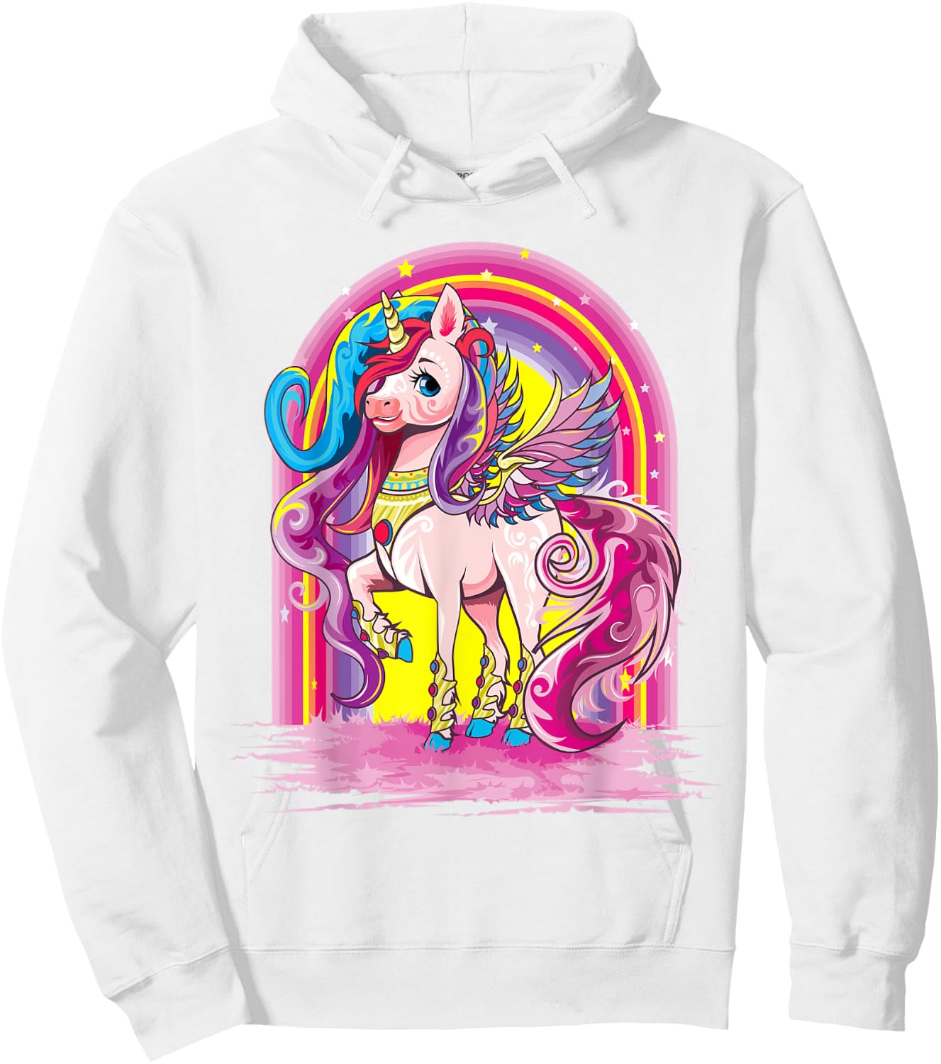 Unicorn Shirt for Girls Kids Women Cute Unicorn Lover Gift Hoodie - Hoodie | White