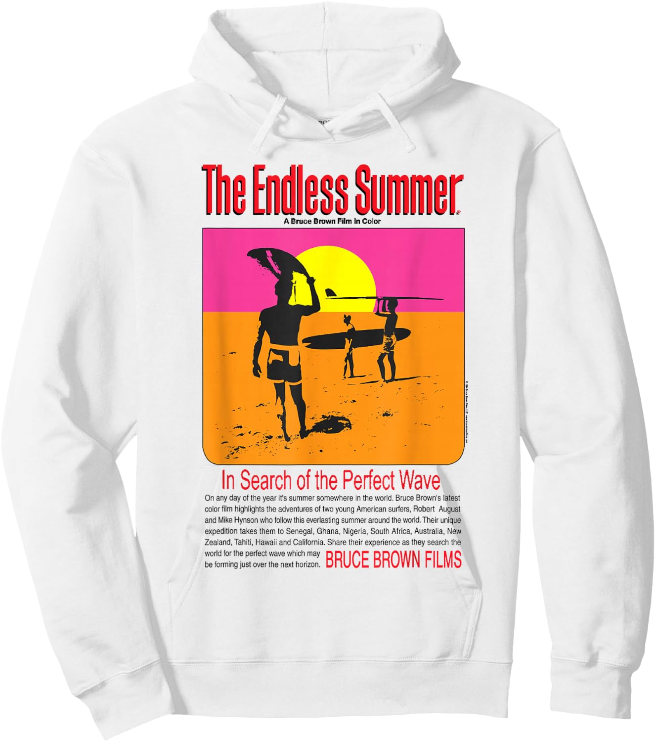 The Endless Summer Original Movie Poster Hoodie - Hoodie | White