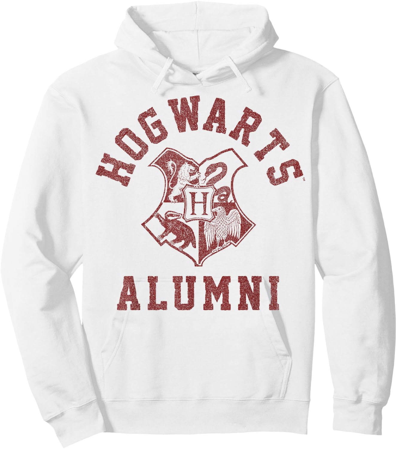 Harry Potter Hogwarts Alumni Crest Small Hoodie - Hoodie | White
