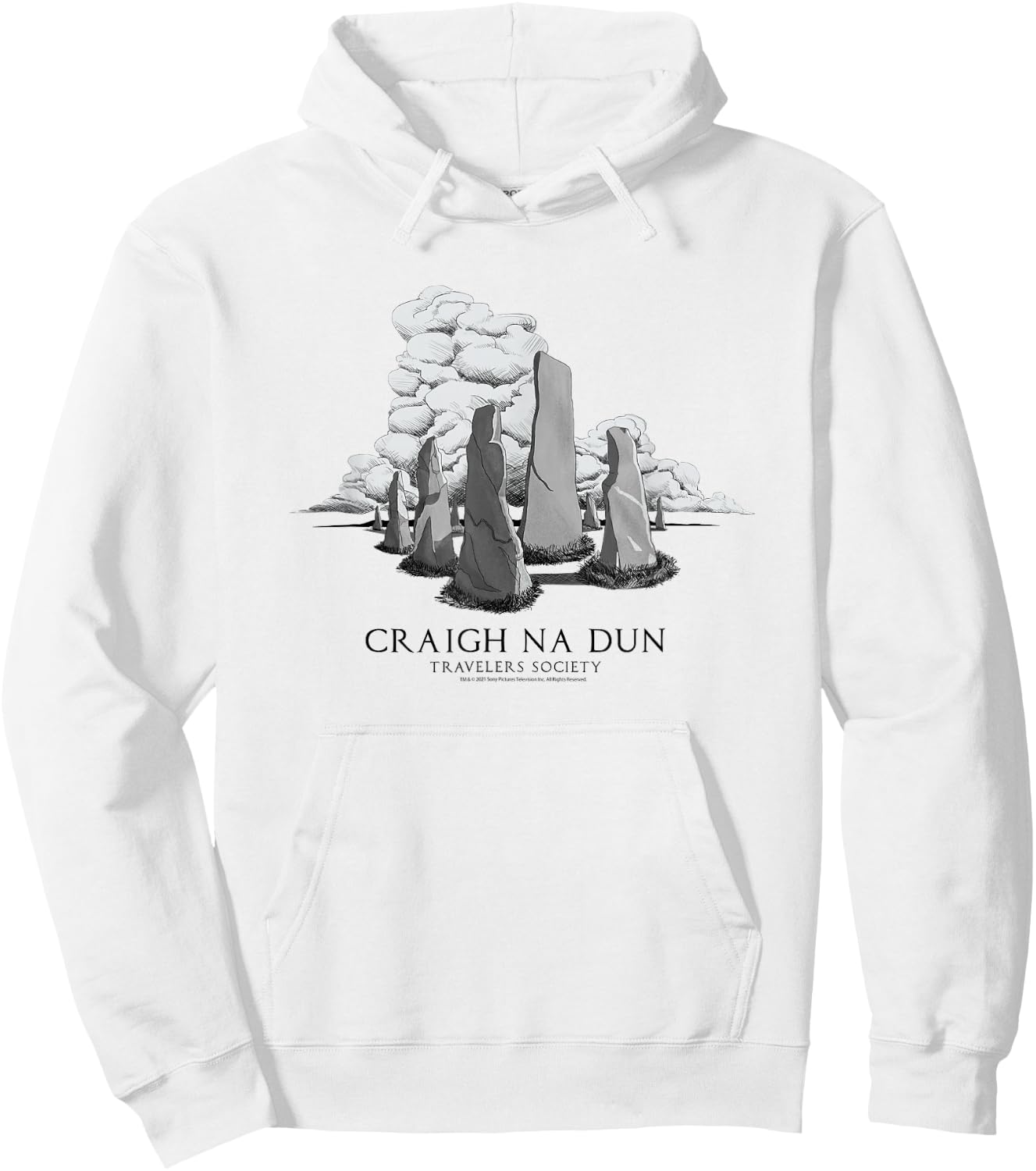 Outlander Craigh Na Dun Hoodie - Hoodie | White