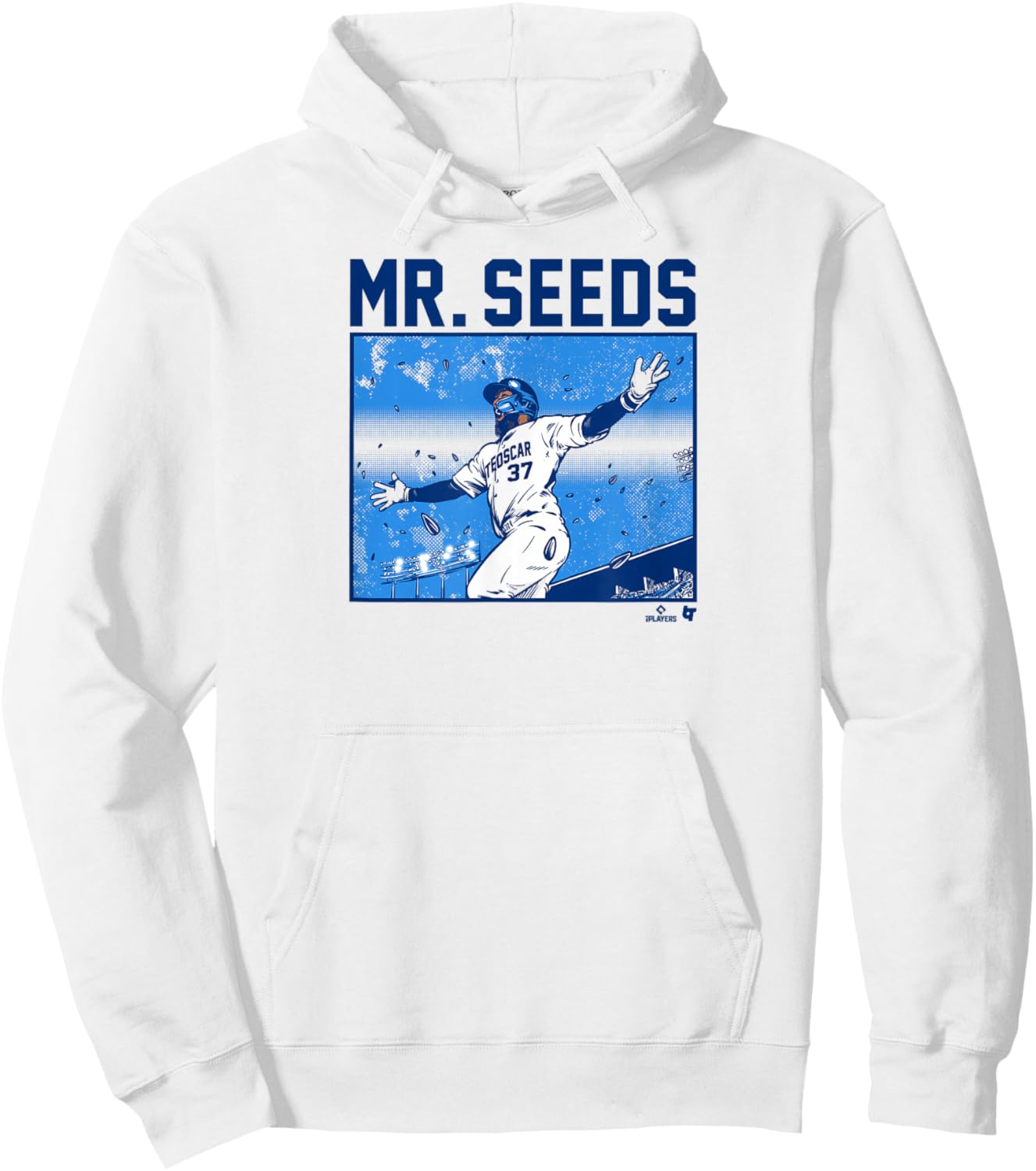 Teoscar Hernandez - Mr. Seeds - Los Angeles Baseball Hoodie - Hoodie | White