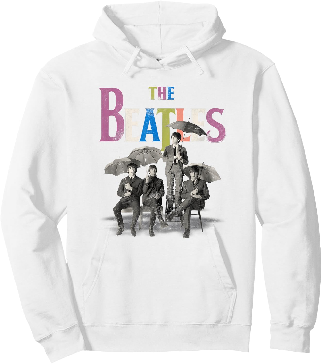 The Beatles - in the Rain Hoodie - Hoodie | White