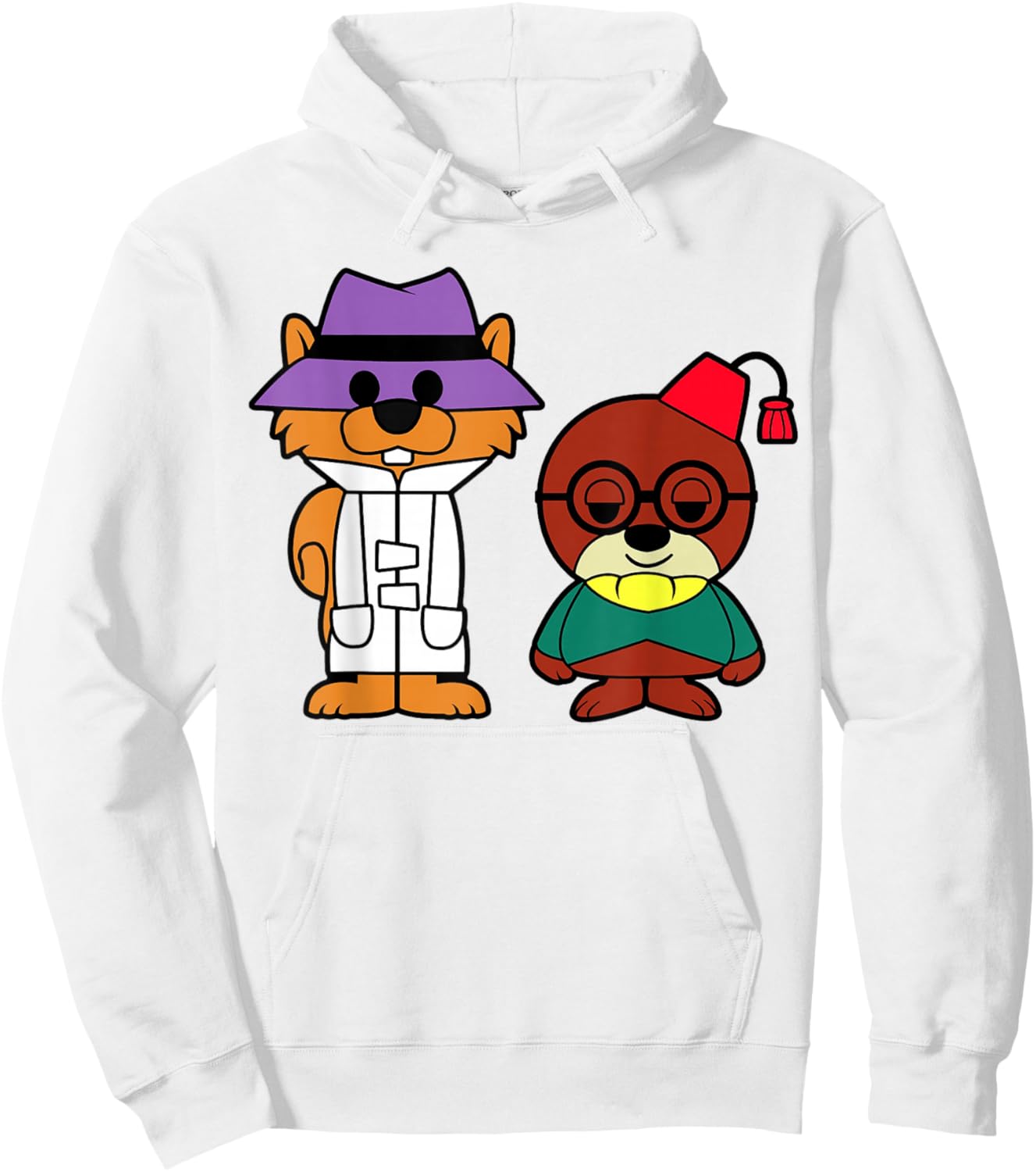 Secret Squirrel and Morocco Mole Hoodie - Hoodie | White
