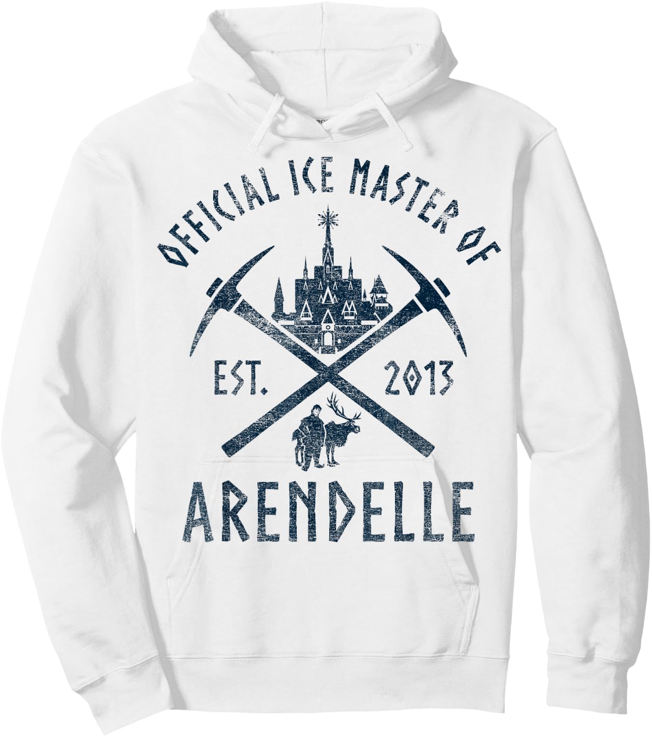 Disney Frozen Official Ice Master Of Arendelle Est. 2013 Hoodie - Hoodie | White